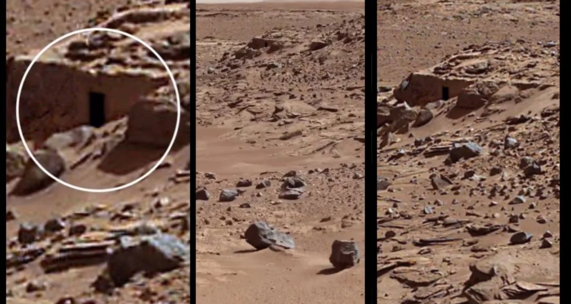 મંગળ પર નાસાના રોવરે દરવાજાવાળા ઘર જેવી રચનાની ચોંકાવનારી છબી કેદ કરી