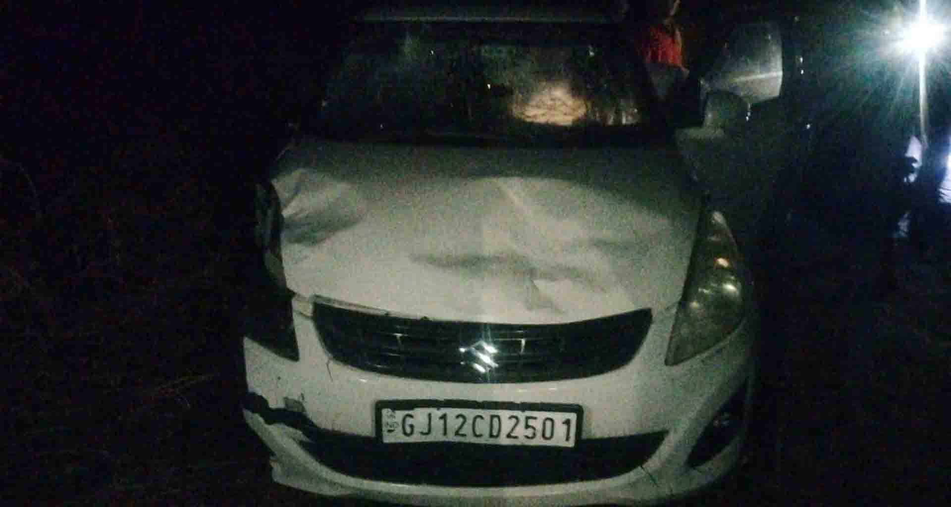 હારીજના રોડા નજીક કાર ચાલકે બે વ્યક્તિને ટકકર મારતા બંન્ને મોતને ભેટયા