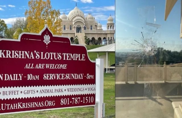 અમેરિકામાં હિન્દુ વિરોધી હુમલાઓ વધી રહ્યા છે, ત્યારે ઉટાહમાં ઇસ્કોન મંદિર પર ગોળીબાર, ભક્તો અંદર હતા ત્યારે મંદિરમાં ગોળીબાર