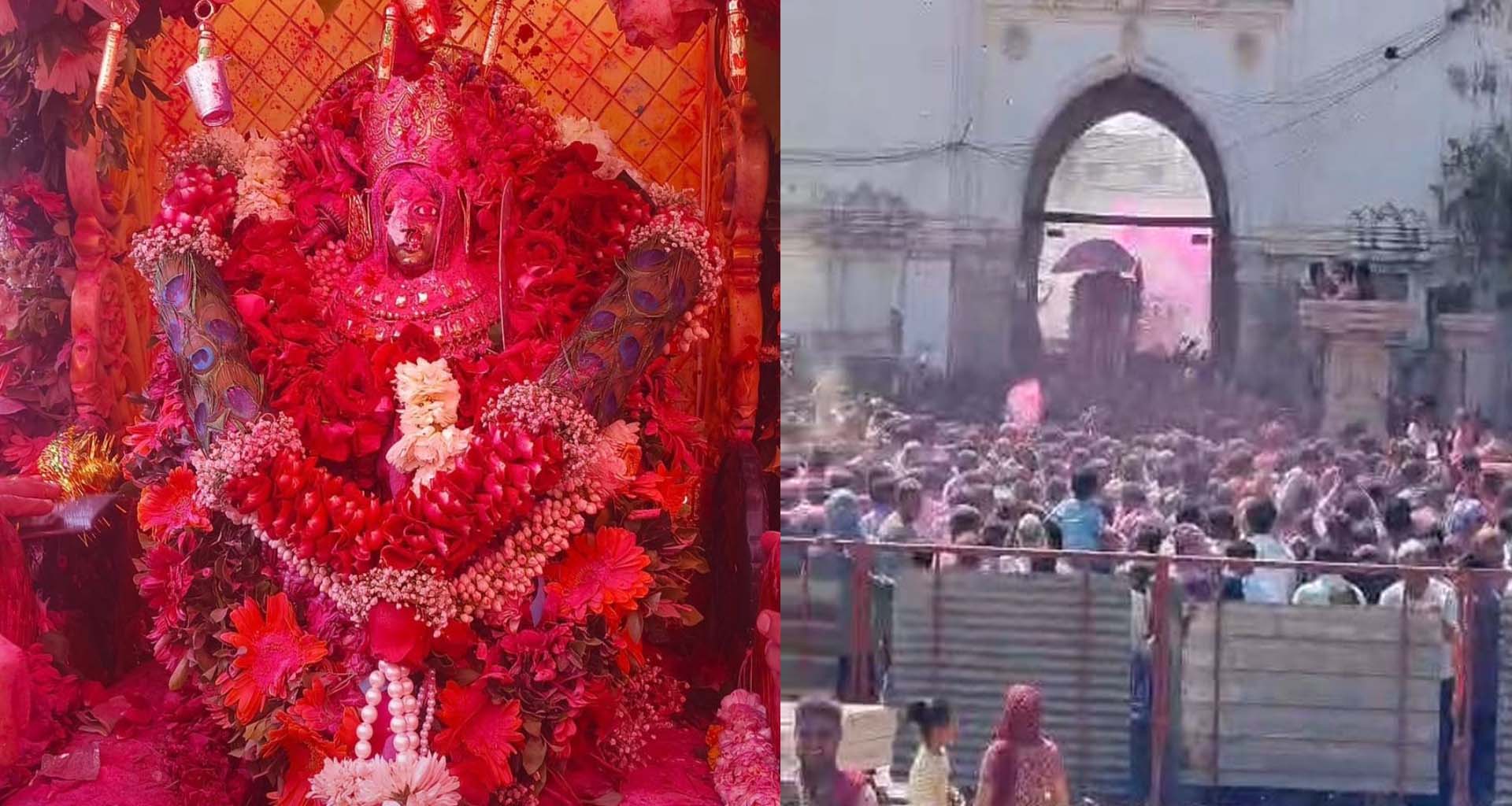 બહુચરાજી ખાતે ધુળેટી અને ફાગણી પૂર્ણિમાની ભક્તિમય માહોલમાં ભવ્ય ઉજવણી