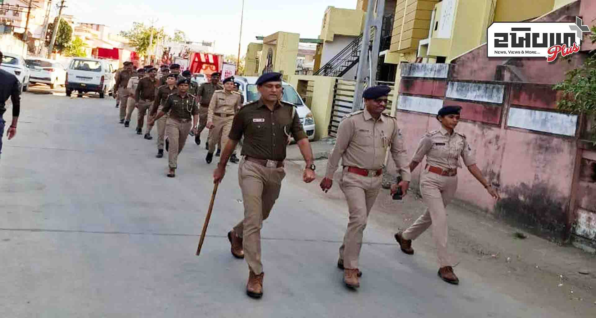 સાબરકાંઠા જીલ્લામાં 16મી ફેબ્રુઆરીએ યોજાનારી સ્થાનિક સ્વરાજ્યની ચુંટણીઓને લઈને પોલીસ તંત્ર સજ્જ