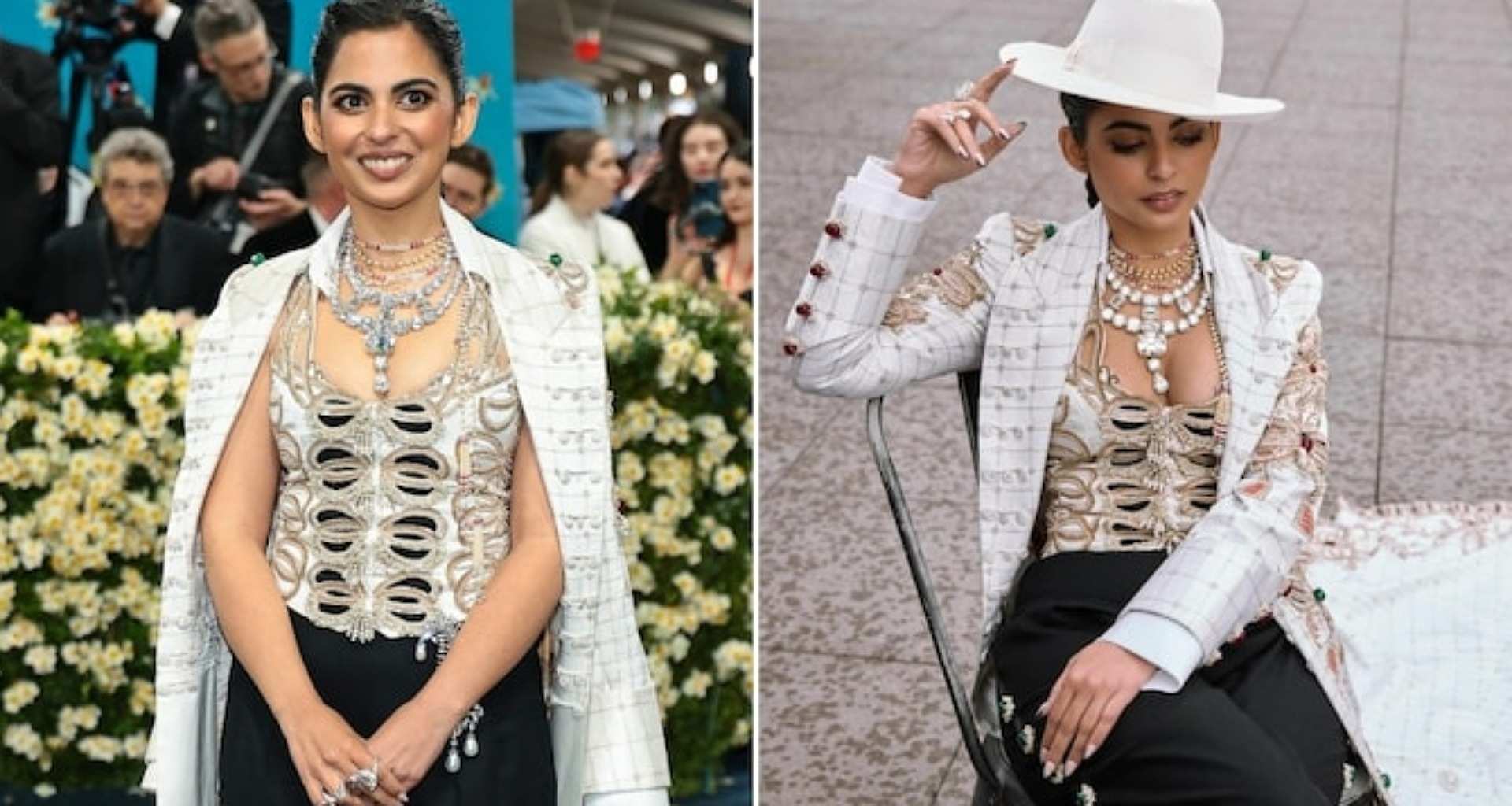 મેટ ગાલામાં ફરી એકવાર ઈશા અંબાણી વાહ વાહ થઈ