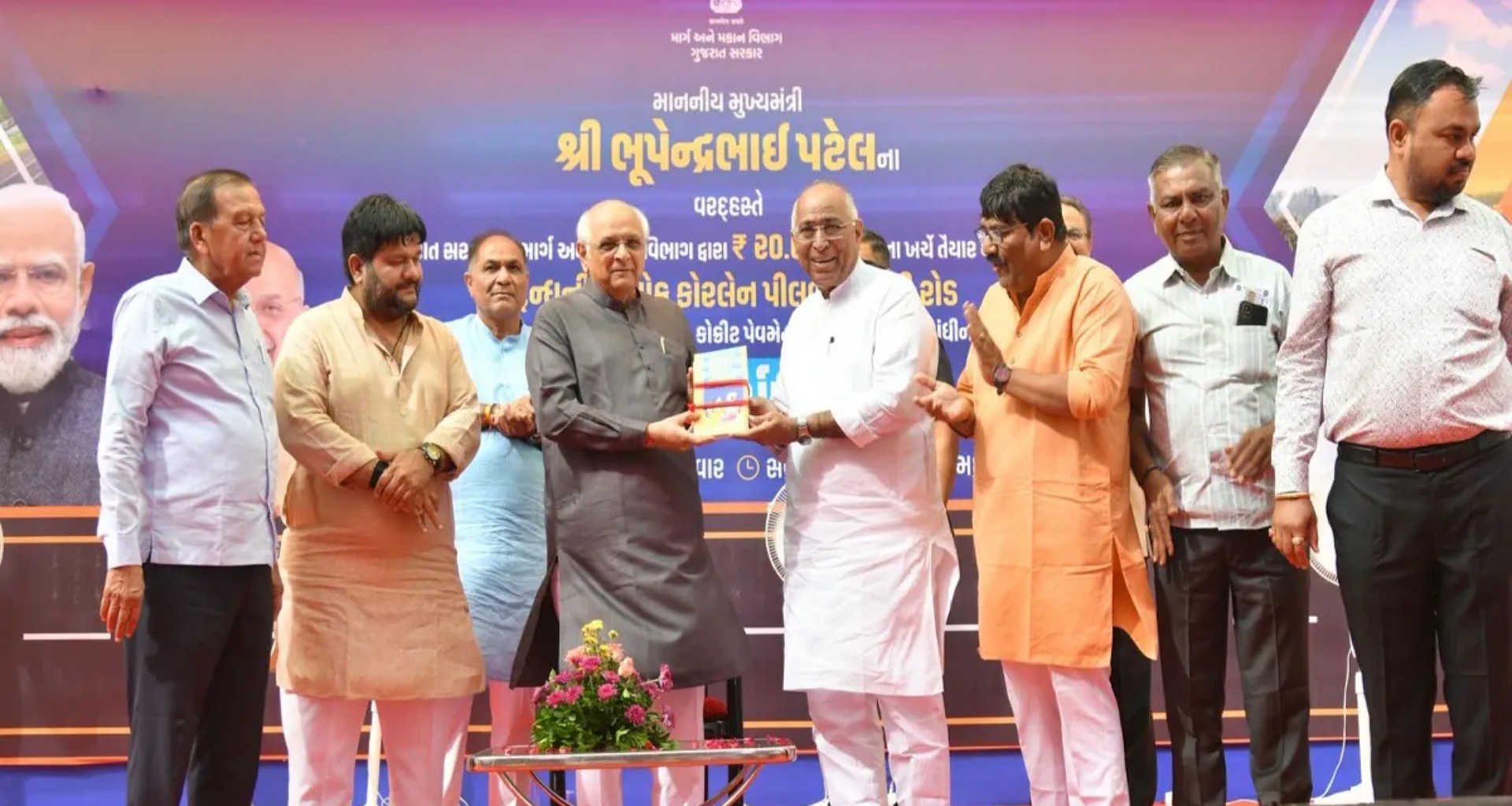 કાળી ચૌદસ પહેલા મહુડી મંદિરે આવતા ભક્તો માટે મોટી ભેટ, મહુડી-પિલવાઈ ચાર માર્ગીય માર્ગનું ઉદ્ઘાટન