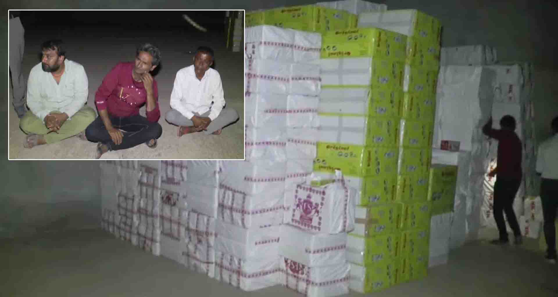 ડીસાના વડલી ફાર્મ ખાતે થી ફટાકડાનું ગોડાઉન ઝડપાયું; ૨૭ લાખનો મુદ્દામાલ કબજે