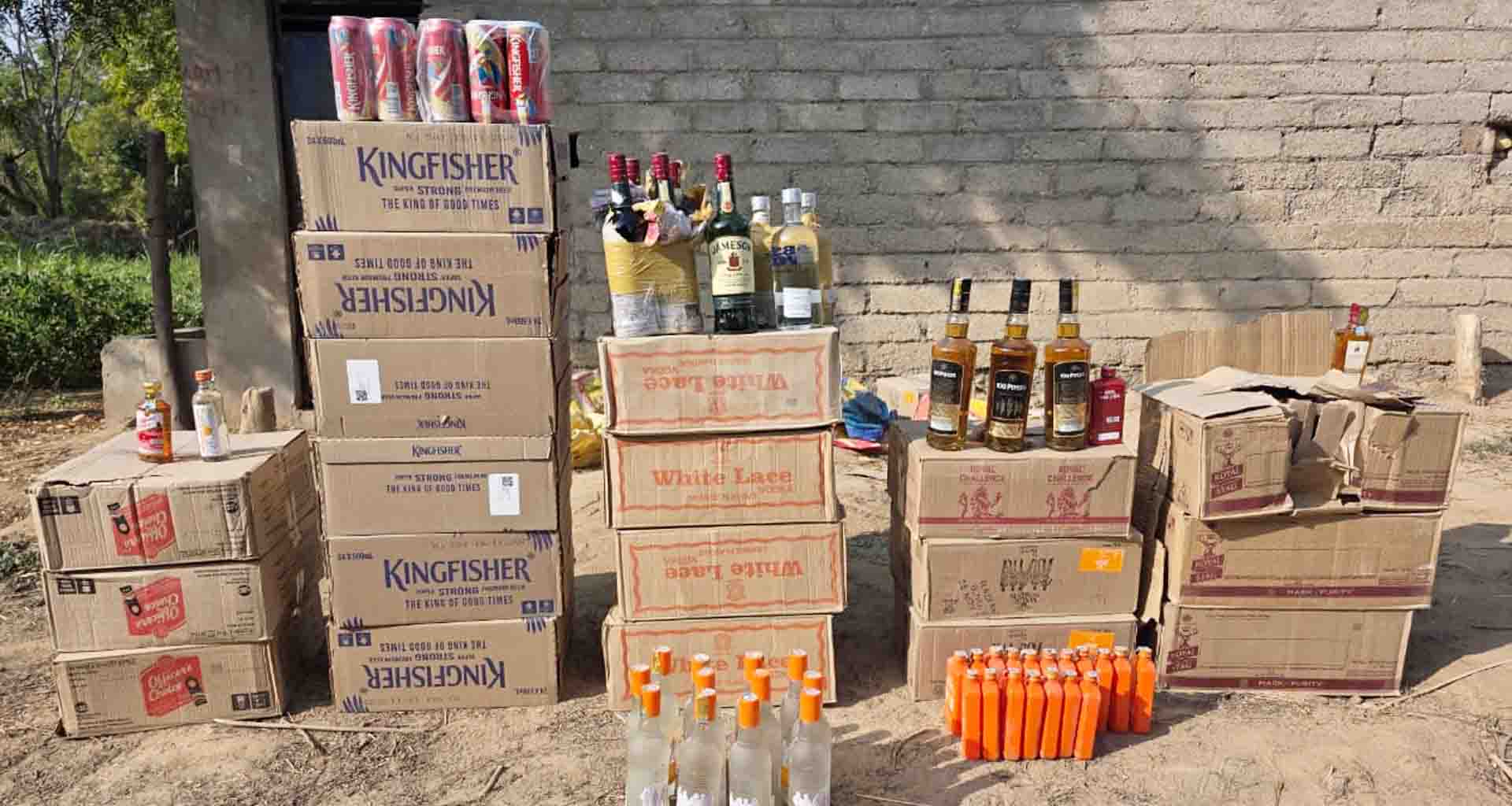 ભાભરના મીઠા ગામેથી પરપ્રાંતીય વિદેશી દારૂ ઝડપાયો; બુટલેગરોમાં ફફડાટ