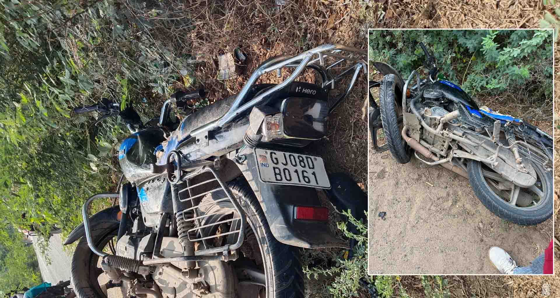 ભાભર રેલ્વે ફાટક પાસે બે બાઈકો સામ સામે ટકરાતાં એકનું મોત ત્રણ ઘાયલ થતાં અરેરાટી