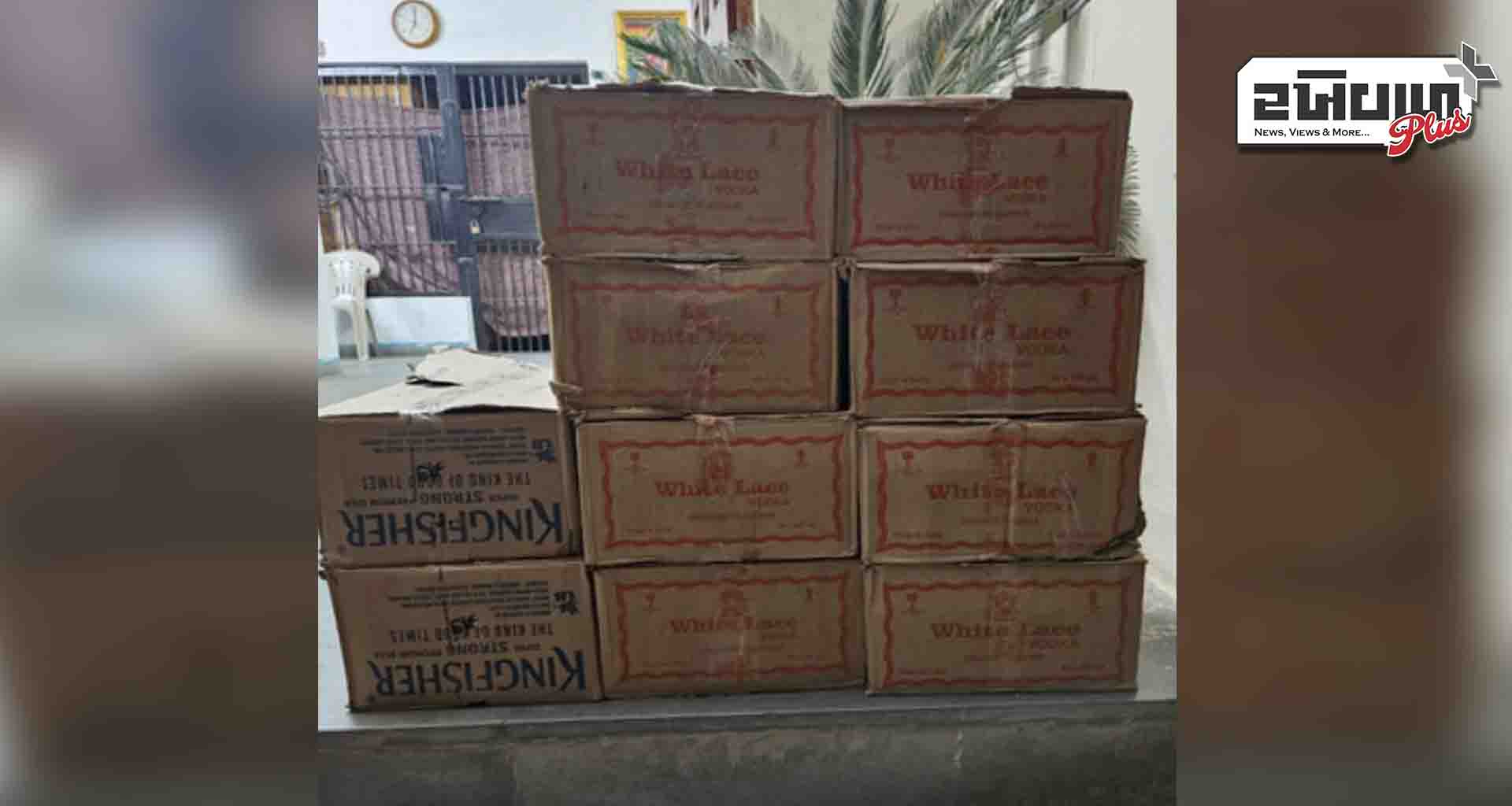 પાટણ એલસીબીએ પેટ્રોલિંગ દરમિયાન સમીના ગોચનાદ થી વિદેશી દારૂનો જથ્થો પકડ્યો