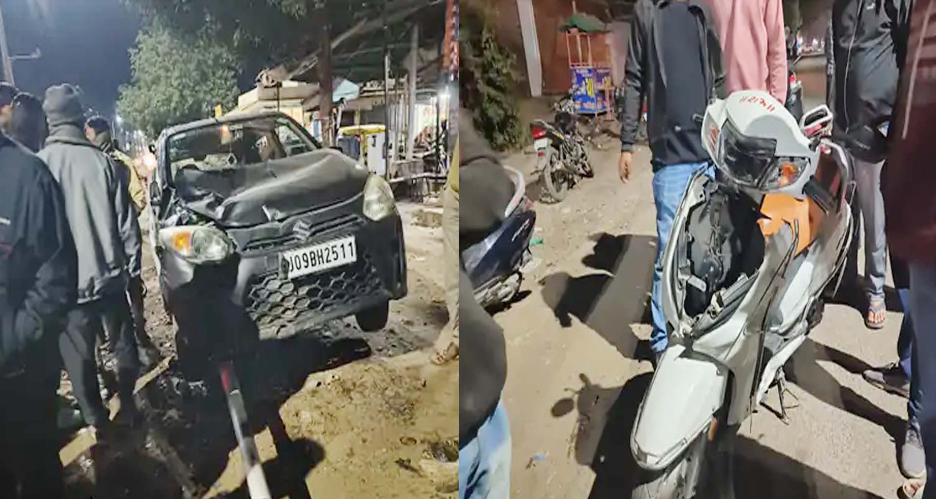 ખેડબ્રહ્માના લક્ષ્મીપુરા ચારરસ્તા પાસે અકસ્માત સર્જાયો : ત્રણ ઘાયલ