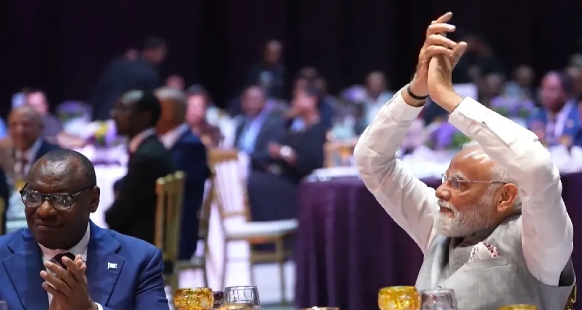 ઇથોપિયામાં વંદે માતરમ ગુંજી ઉઠ્યું, પીએમ મોદીએ તાળીઓ પાડી