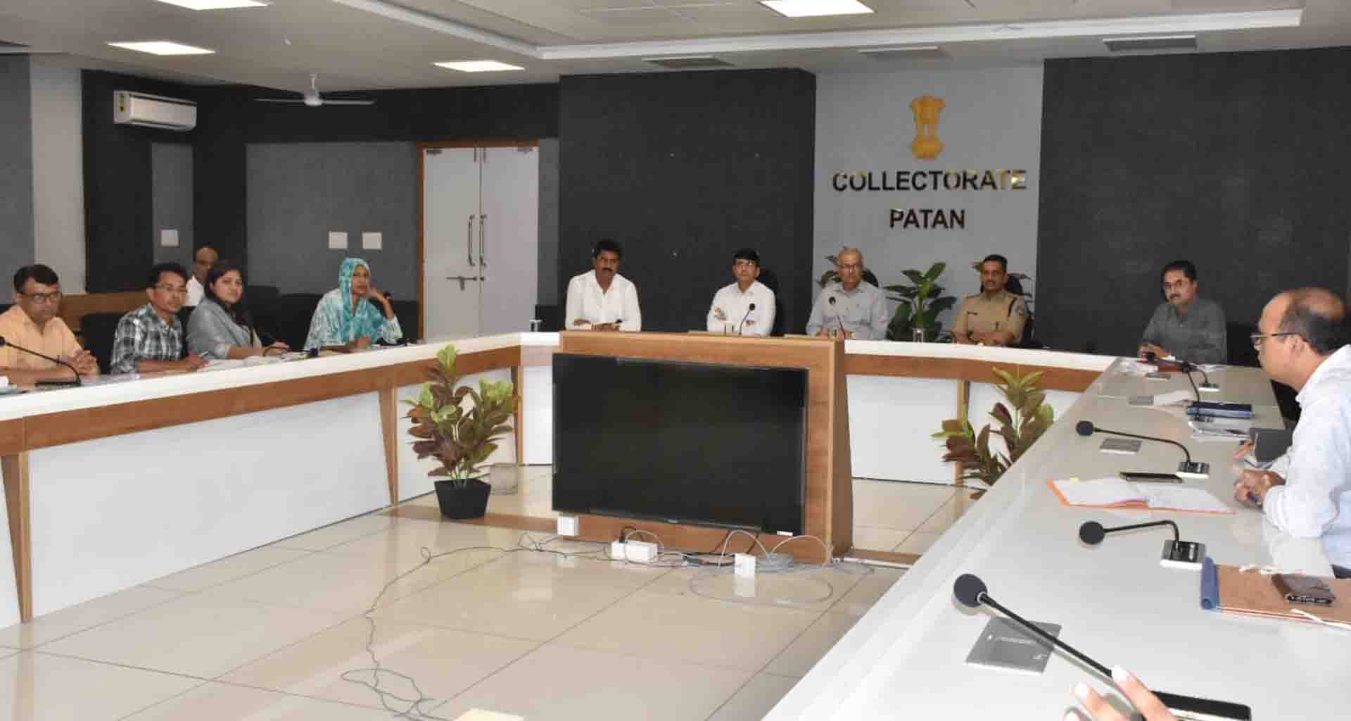 પાટણ કલેકટર કચેરી ખાતે જિલ્લા કક્ષાનો સ્વાગત ફરિયાદ નિવારણ કાર્યક્રમ યોજાયો