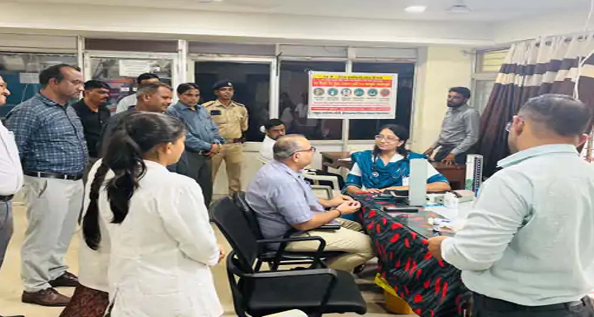 હિંમતનગરમાં વિશ્વ હાઈપરટેન્શન દિવસ  નિમિત્તે હેલ્થ ચેકઅપ કેમ્પ યોજાયો