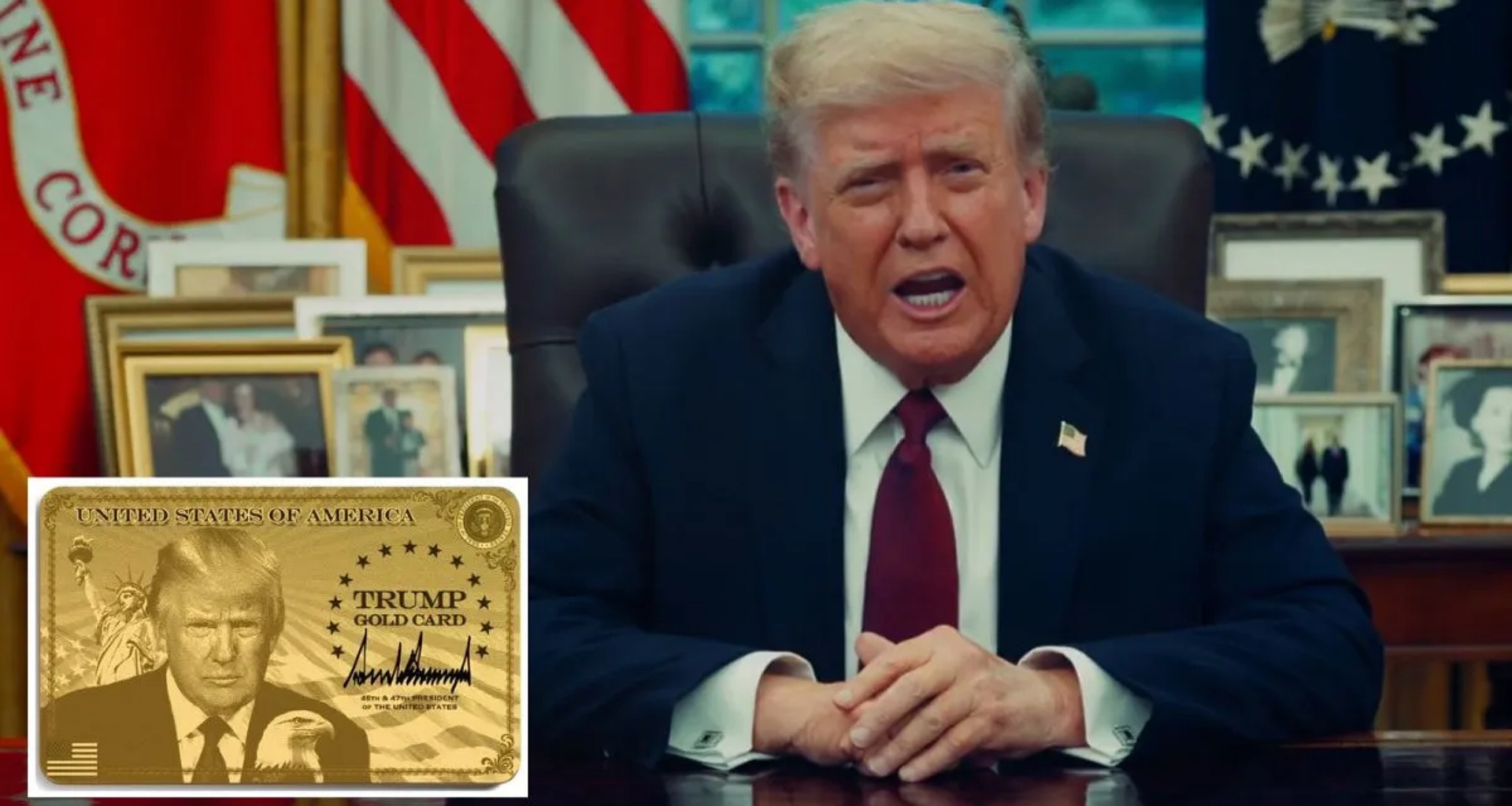 ટ્રમ્પે વિદેશી પ્રતિભાને આકર્ષવા માટે 'ગોલ્ડ કાર્ડ' વિઝા લોન્ચ કર્યા