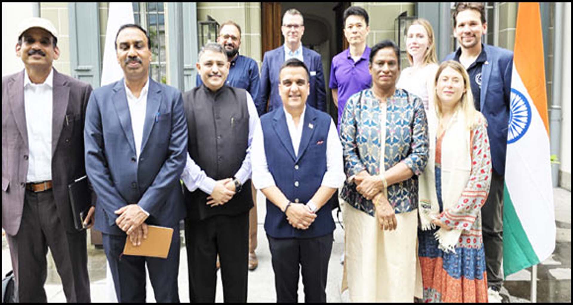 સ્‍વીત્‍ઝરલેન્‍ડમાં હર્ષ સંઘવીની આગેવાનીમાં રમતગમત પ્રતિનિધિ મંડળની બેઠક યોજાઈ