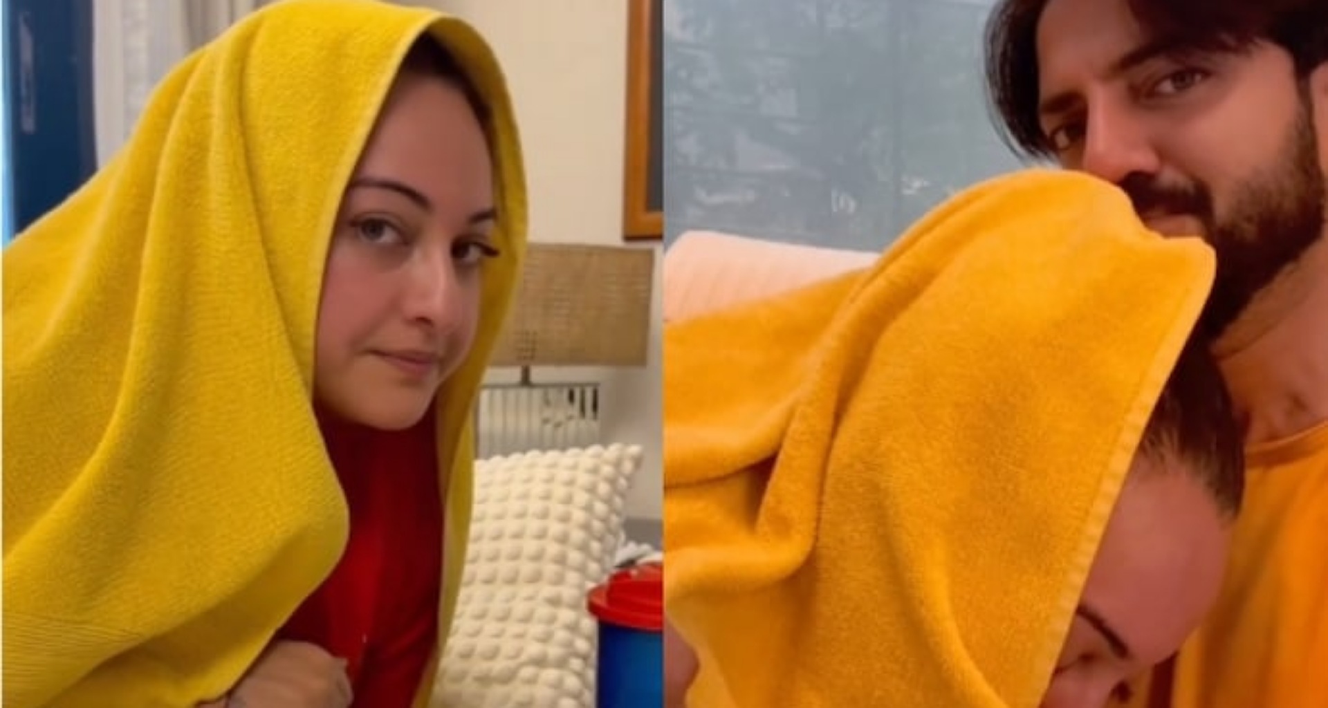 સોનાક્ષી સિંહાને તાવ આવ્યો, તો પતિ ઝહીર ઇકબાલે વીડિયો બનાવ્યો