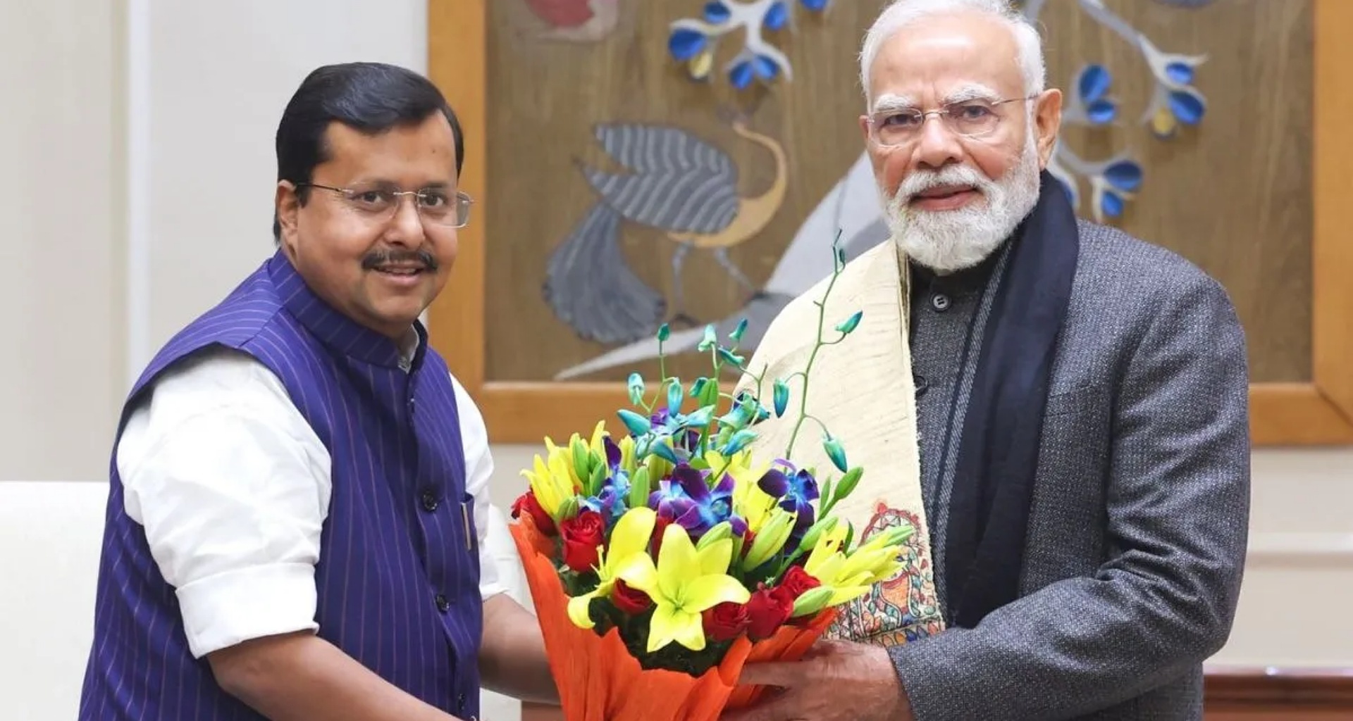 ભાજપના કાર્યકારી પ્રમુખ નીતિન નવીન પીએમ મોદીને મળ્યા, પ્રધાનમંત્રીએ તેમને અભિનંદન આપ્યા