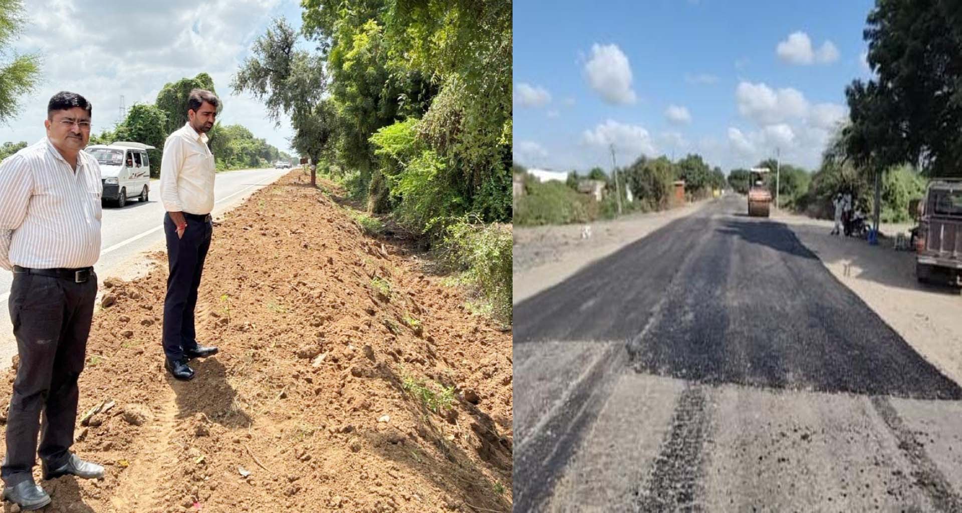 પાટણ જિલ્લામાં માર્ગ અને મકાન વિભાગ દ્વારા રોડ રસ્તાની કામગીરી શરૂ કરાઇ