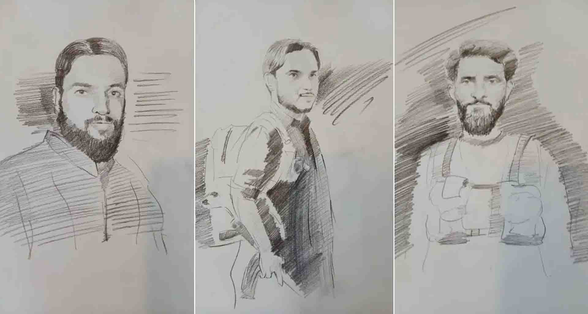 સુરક્ષા એજન્સીઓએ 3 આતંકવાદીઓના સ્કેચ જાહેર કર્યા; જંગલોમાં સર્ચ ઓપરેશન વધુ તીવ્ર