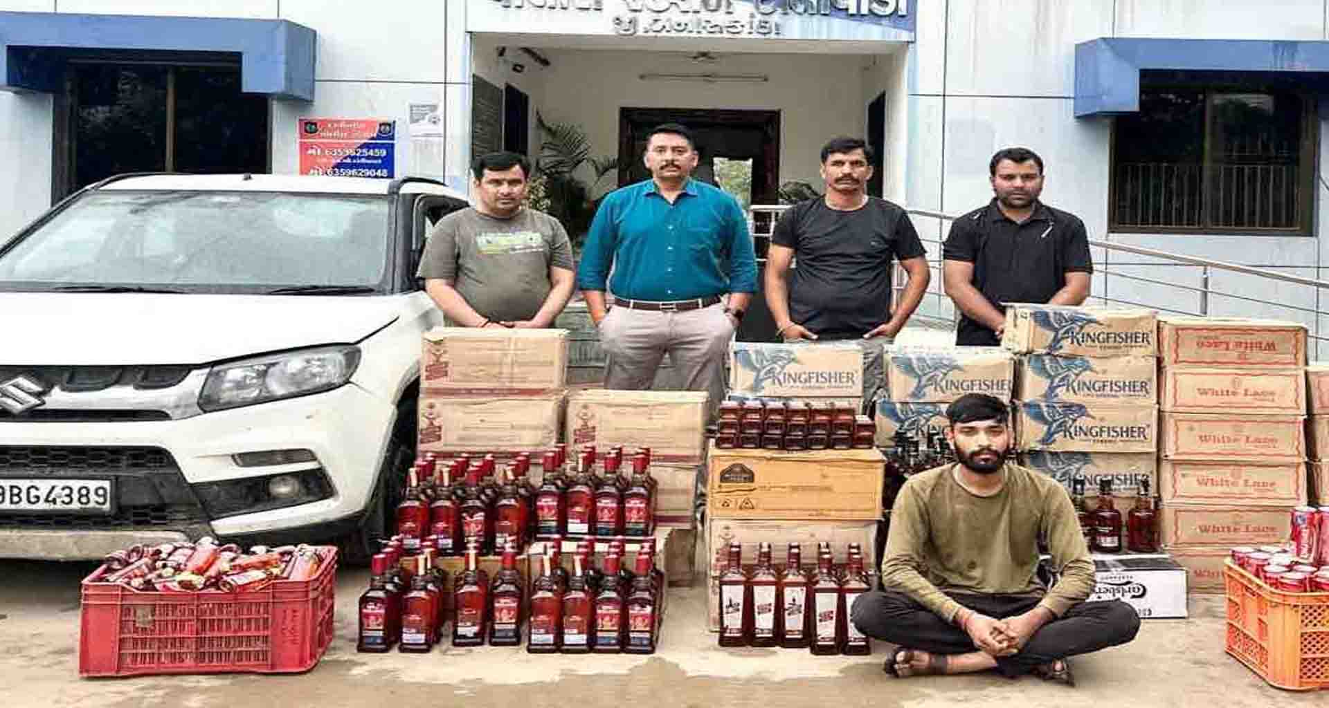 એલસીબી પોલીસે દાંતીવાડા માંથી વિદેશી દારૂ ઝડપી પાડ્યો; 13 લાખનો મુદ્દામાલ જપ્ત