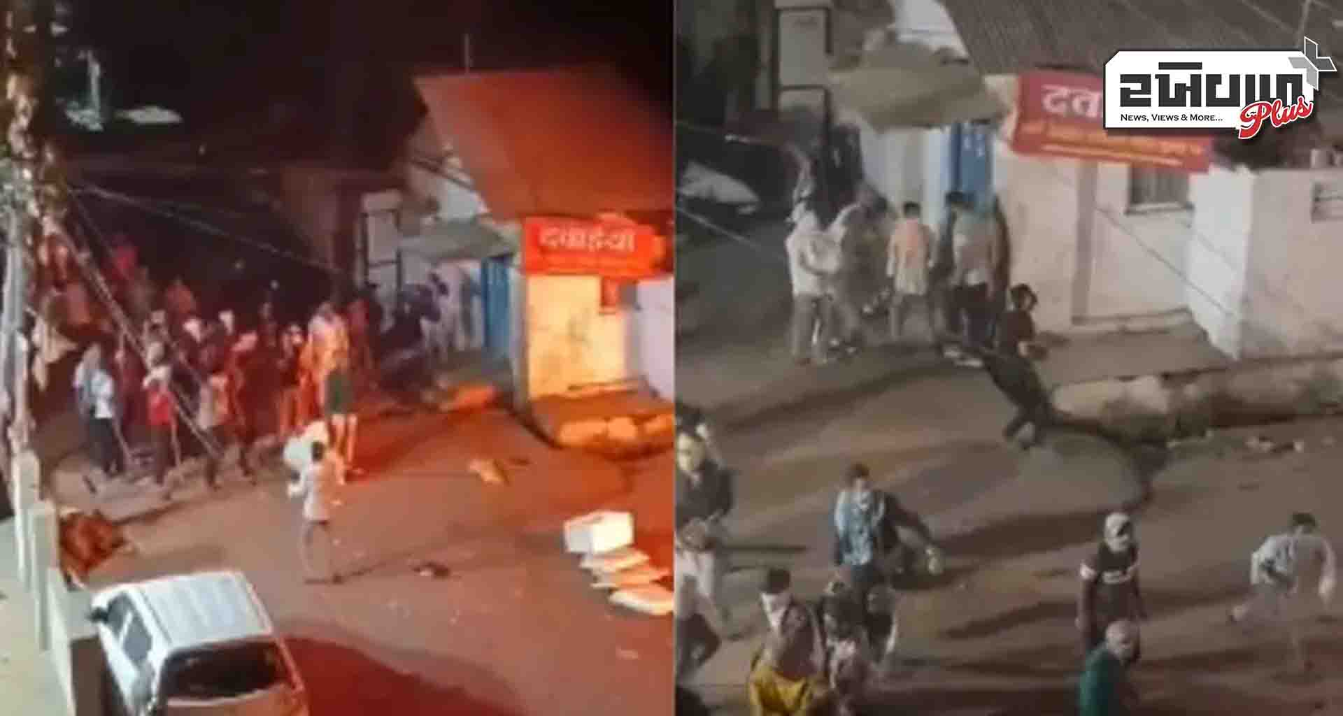 મધ્યપ્રદેશના ઈન્દોરના મહુમાં ભારતની જીત બાદ ફટાકડા ફોડવાને લઈને બે પક્ષો આમને સામને