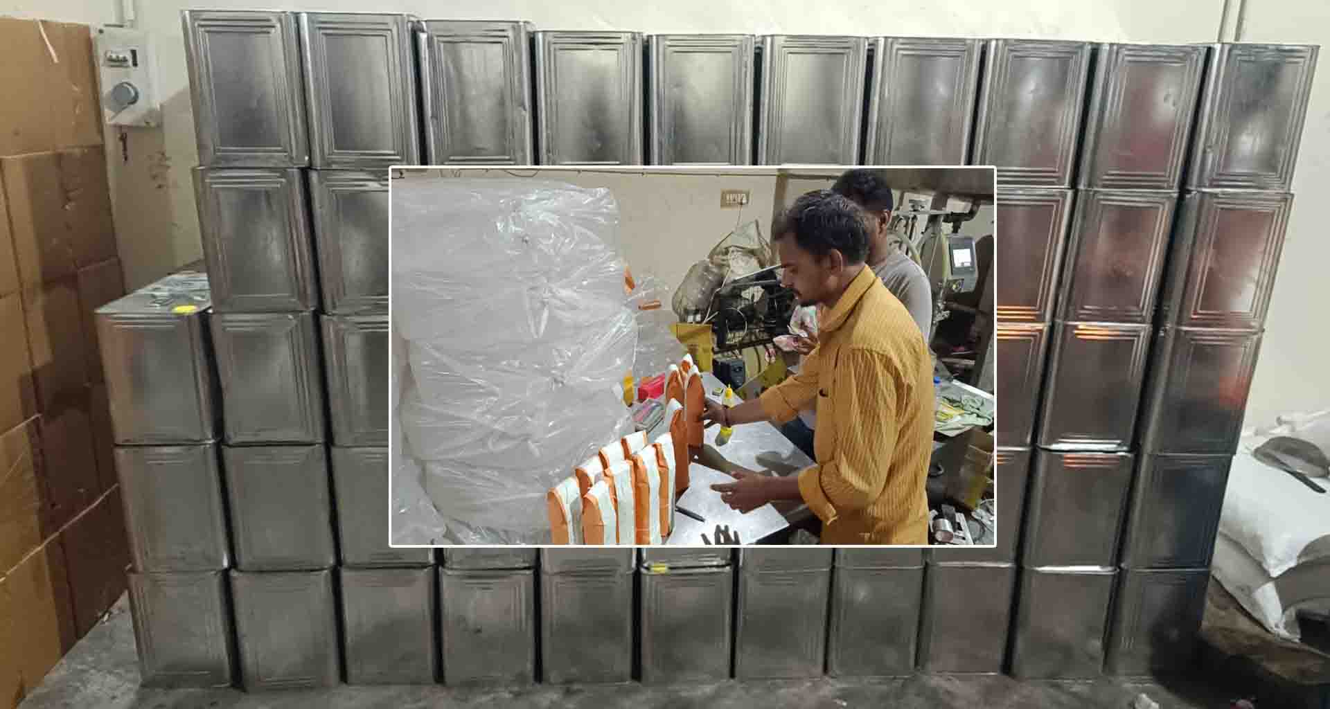 પાટણમાં શંકાસ્પદ ઘીનો જથ્થો ભરેલા ગોડાઉન ને મારેલ સીલ આખરે વેપારી હાજર થતાં તપાસ હાથ ધરી