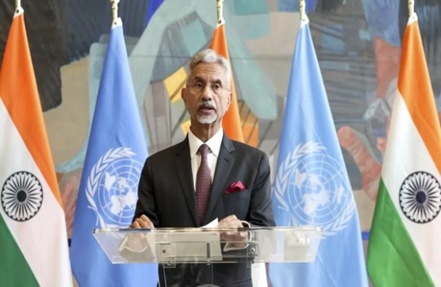 એસ. જયશંકરે યુએનમાં રાજ્ય પ્રાયોજિત આતંકવાદની નિંદા કરી, ‘પરમાણુ બ્લેકમેલ’ સામે વૈશ્વિક પગલાં લેવાની વિનંતી કરી