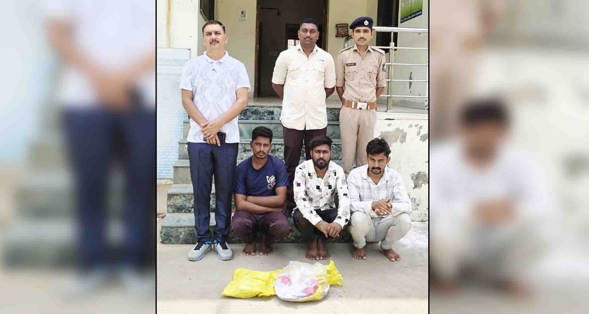 વડનગરમાં શેર બજારમાં રોકાણ કરાવી લોકો સાથે ઠગાઈ કરતી ટોળકીને પોલીસે પકડી પાડી