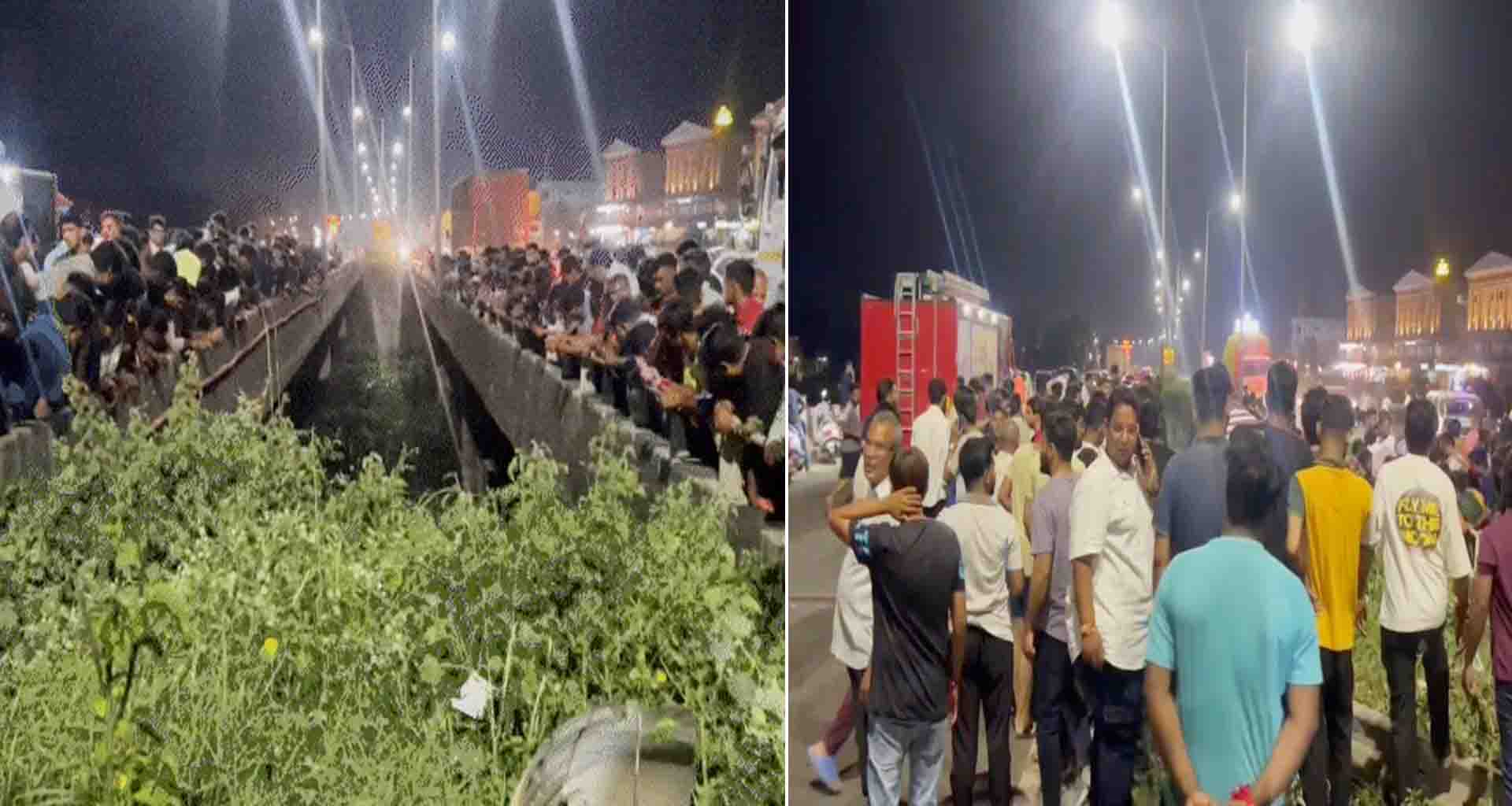 મોડાસામાં માઝુમ પુલની નીચે 40 ફૂટ નદીમાં કાર ખાબકી ચારના મોત