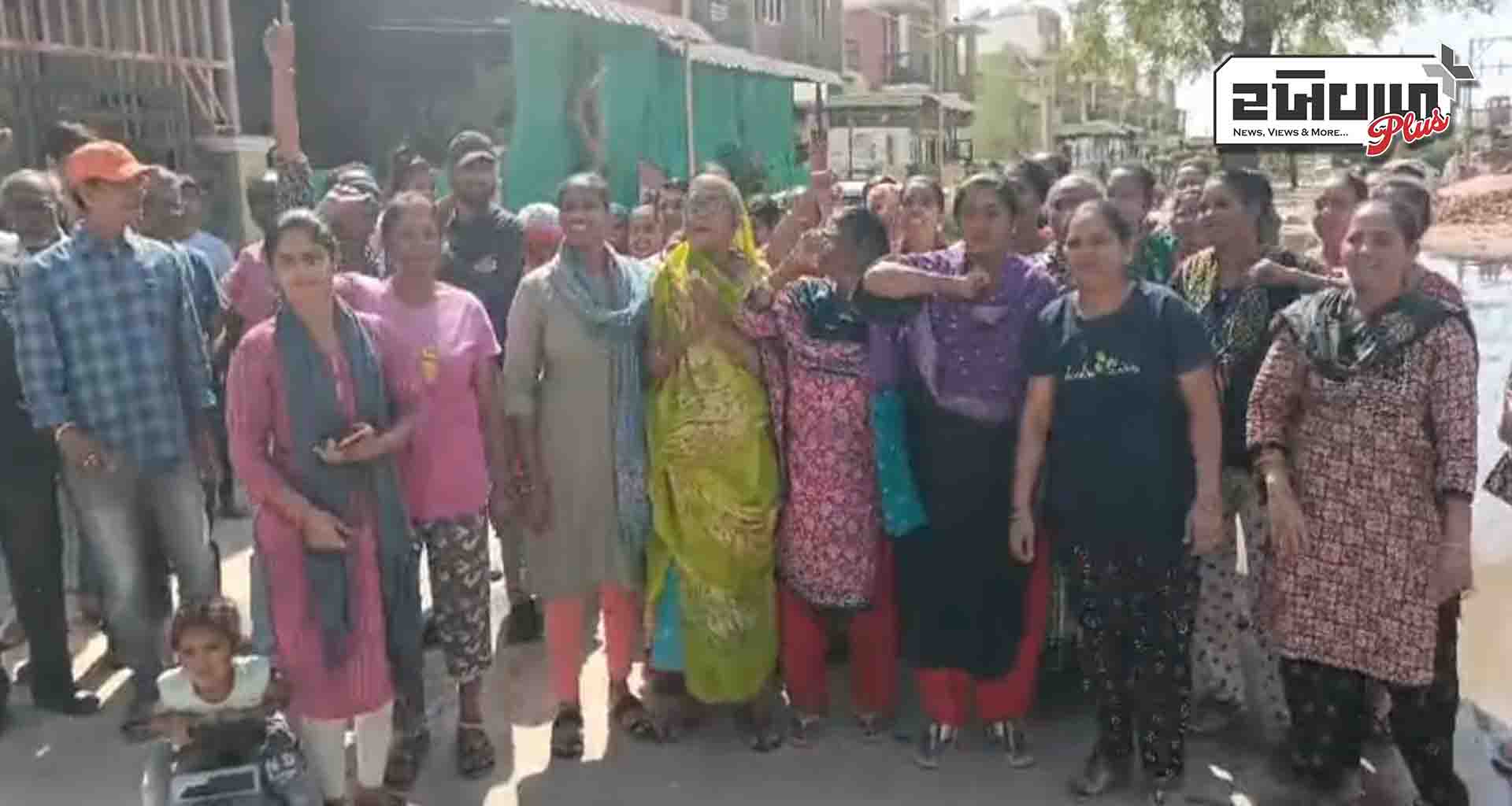 પાટણ પાલિકા પ્રમુખના વોડૅ વિસ્તાર માંજ ભૂગર્ભ ગટરની સમસ્યા