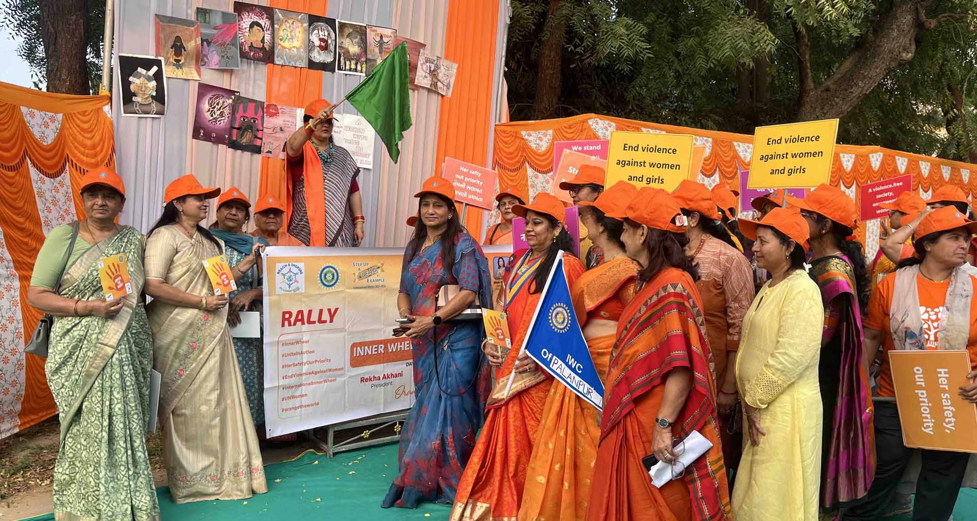 ઓરેન્જ ધ વર્લ્ડ" થીમ અંતર્ગત મહિલા રેલીનું આયોજન; અત્યાચાર સામે સશક્ત સંદેશ