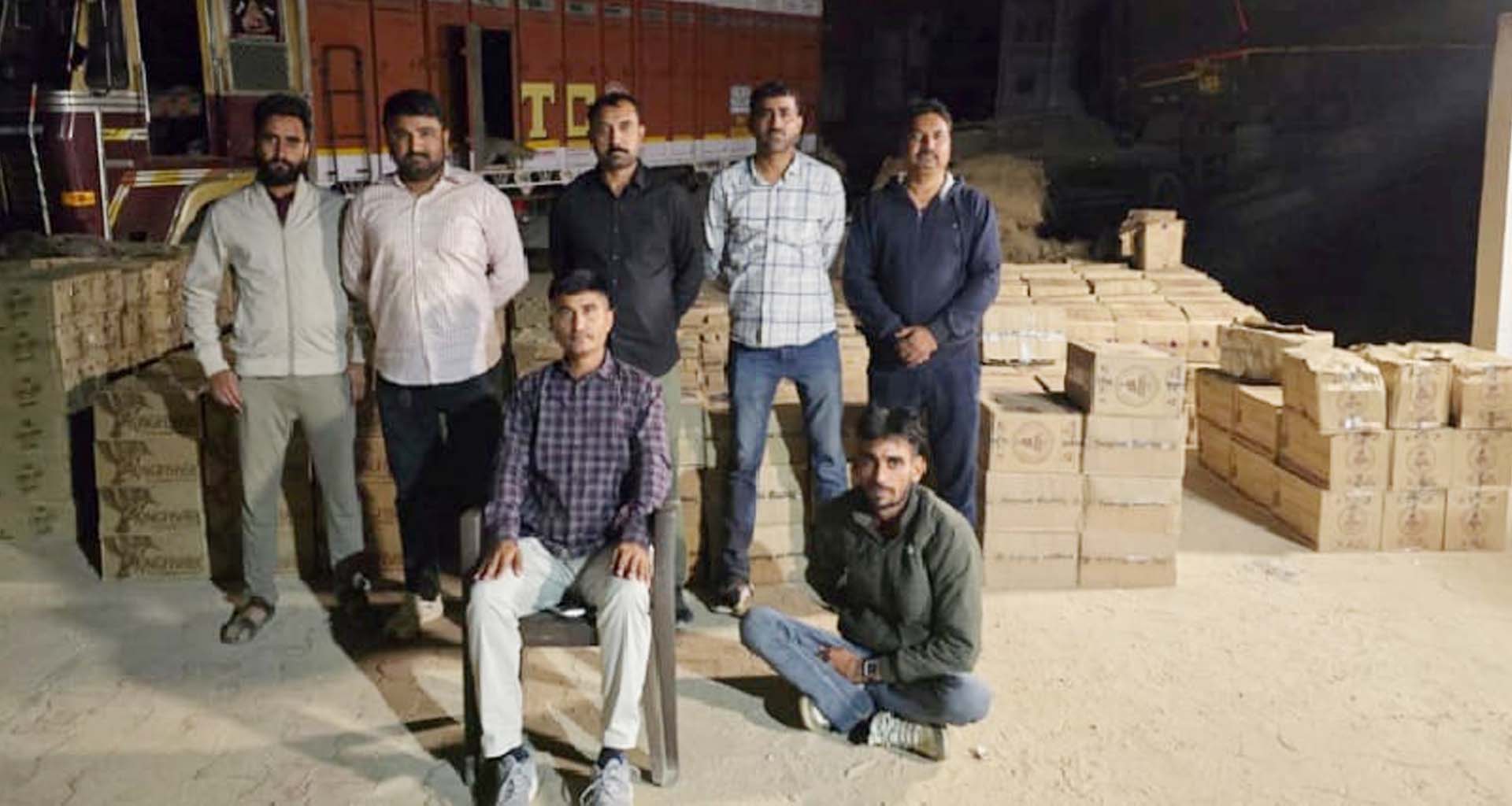 પાટણ એલસીબી ટીમે ટ્રકમાં લઈ જવાતો લાખો રૂપિયાનો વિદેશી દારૂનો જથ્થો ઝડપ્યો