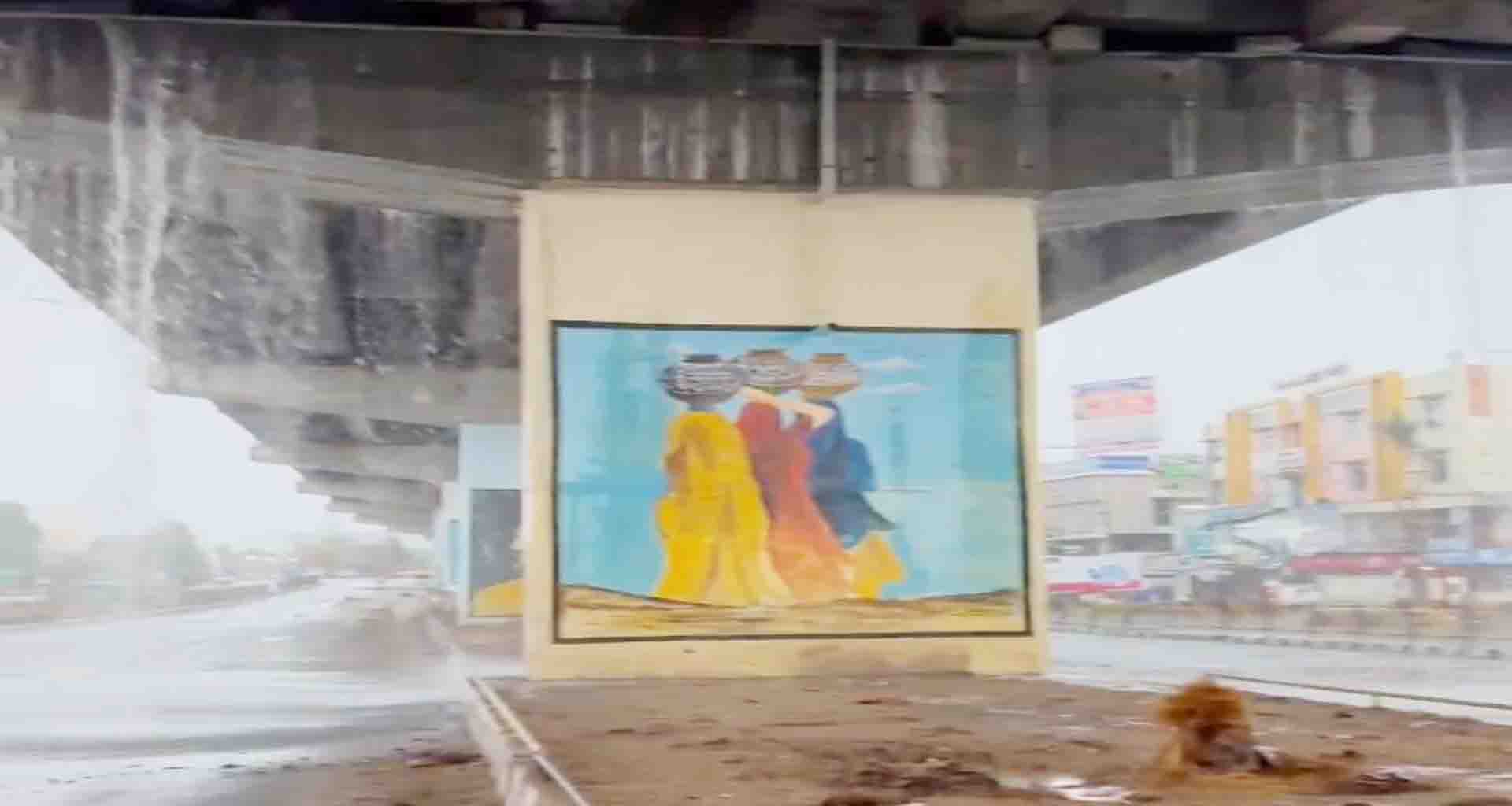 ડીસામાં 'હિલ સ્ટેશન'નો અદભુત નજારો: નેતાઓની નિષ્ક્રિયતાથી ધોધ સર્જાયો