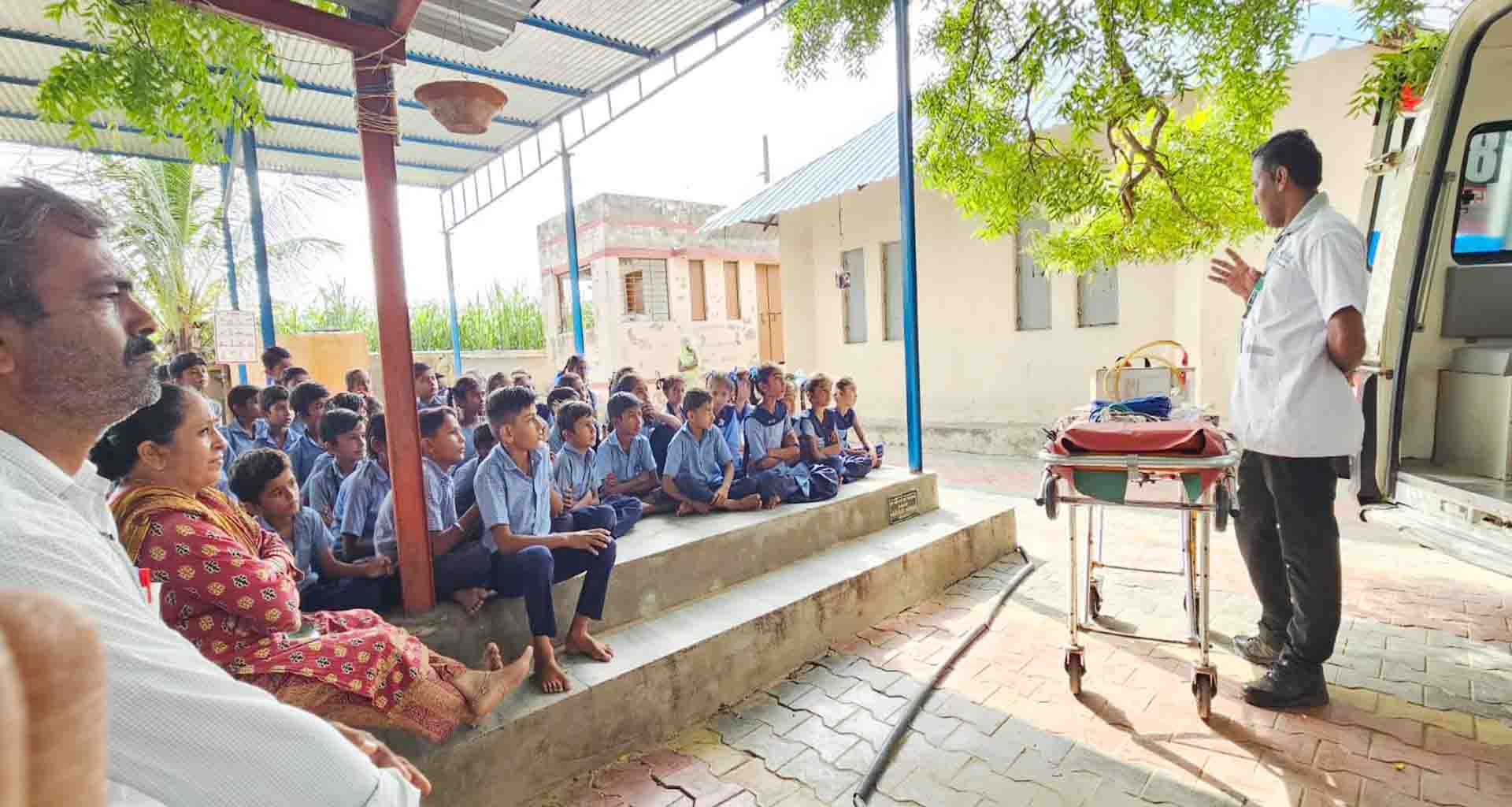 થરાદના રાહની માળી ફાર્મ શાળામાં ડેમોસેનનું આયોજન કરાયું