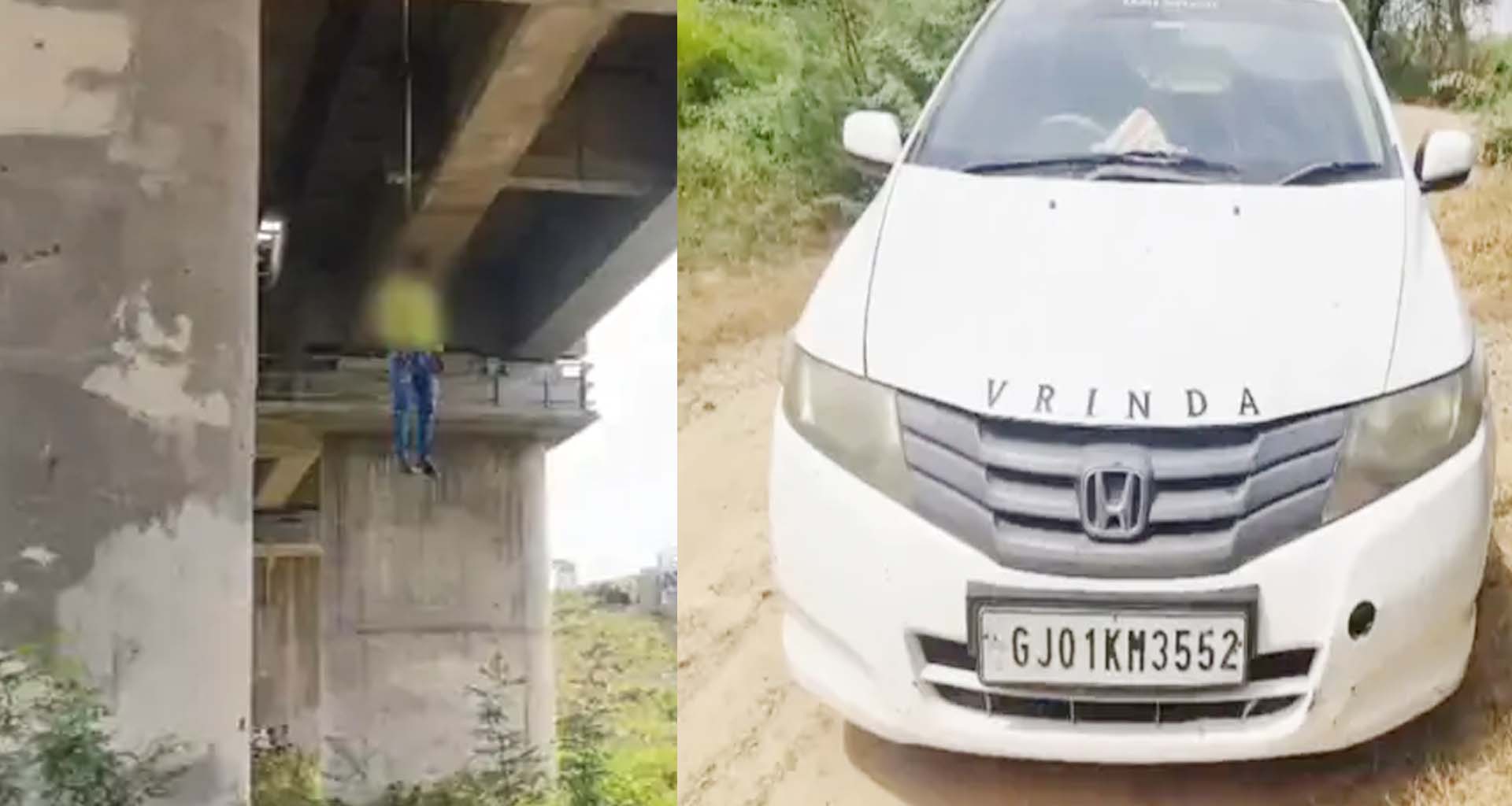 મહેસાણાથી પસાર થતી રેલવે લાઇનના બ્રિજ નીચેથી યુવકનો લટકતો મૃતદેહ મળ્યો : મોતનું કારણ અકબંધ