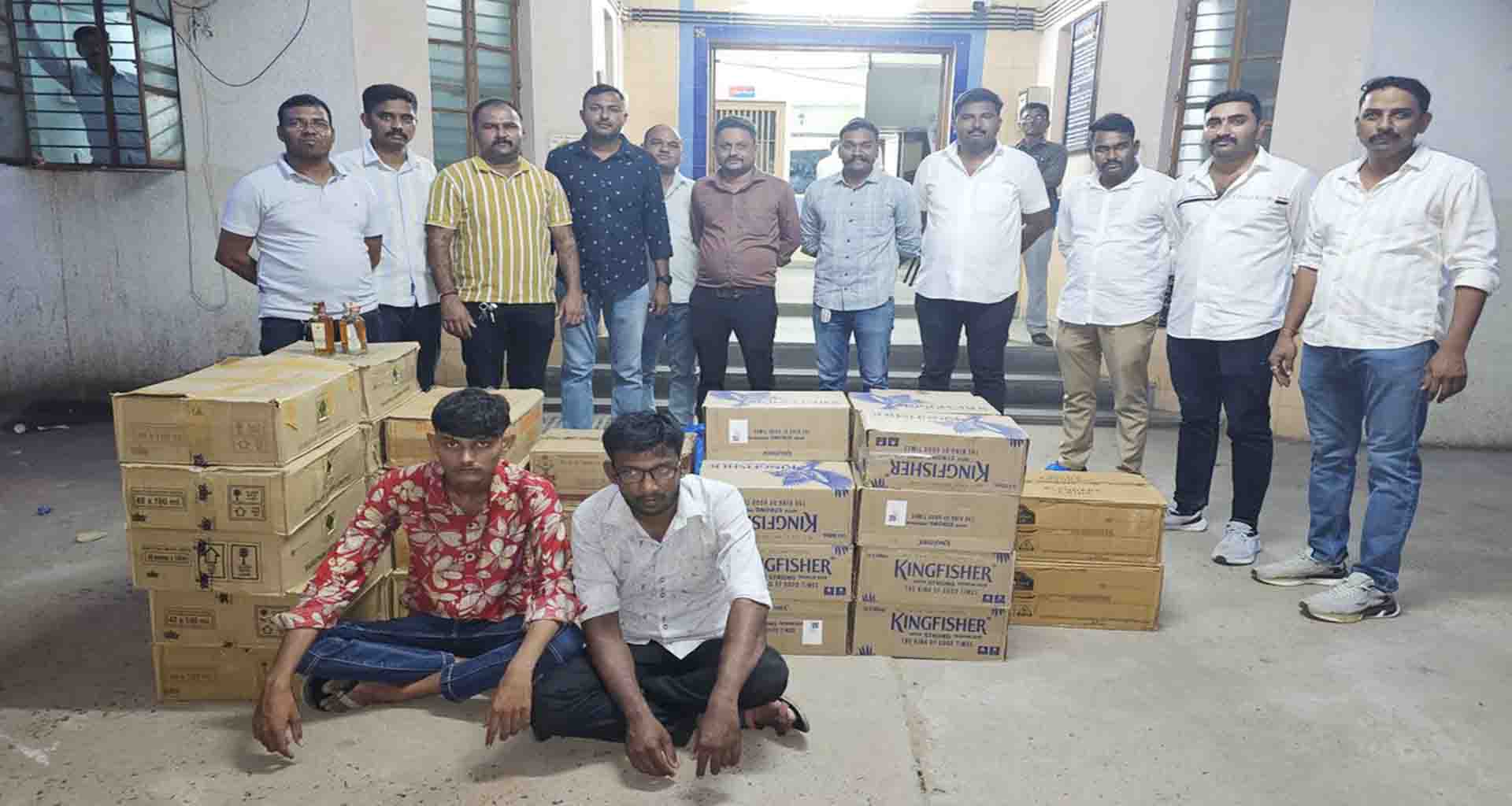 મહેસાણાના કડીમાં 4.84 લાખની વિદેશી દારૂનો જથ્થો ઝડપી પાડ્યો