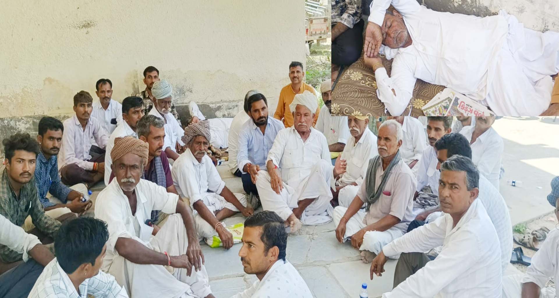 વાવના બાલુત્રી ગામે પાણીનો નિકાલ નહિ કરાય તો બનાસડેરીના પૂર્વ ડિરેકટરની જળ સમાધિ લેવાની ચીમકી