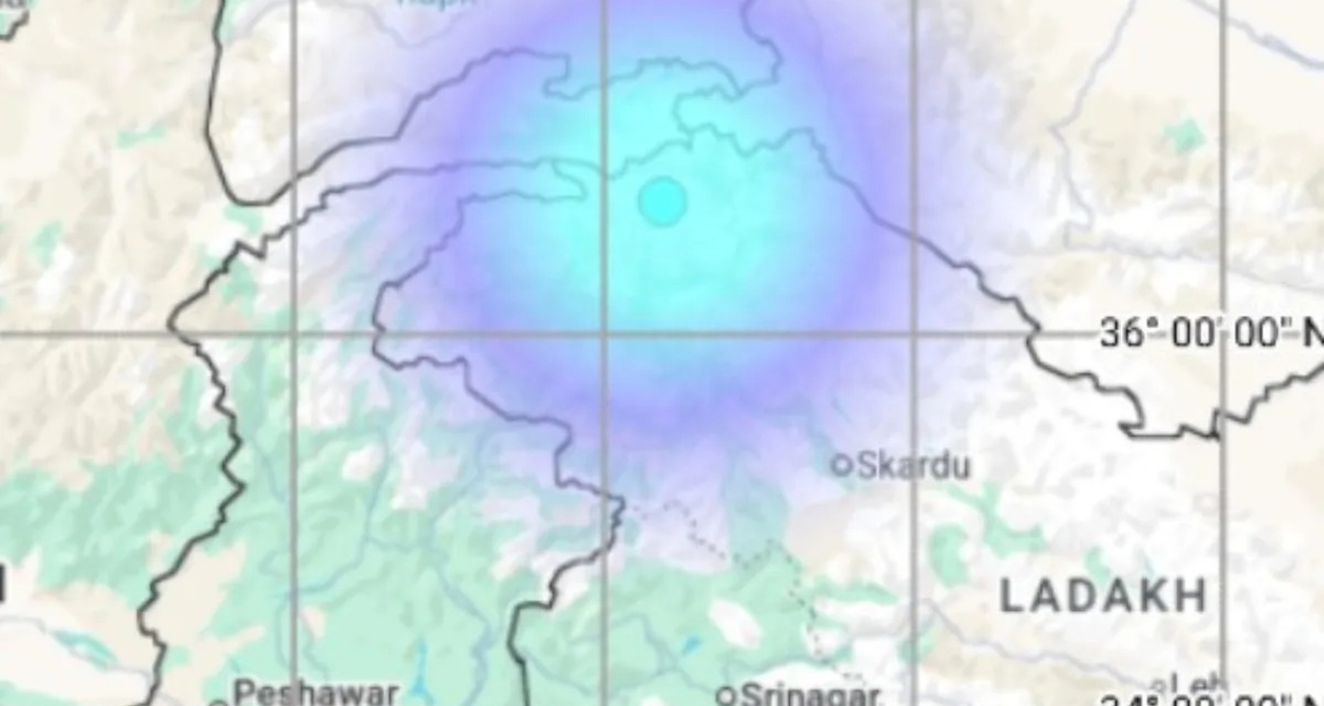 લદ્દાખમાં ભૂકંપના આંચકા, રિક્ટર સ્કેલ પર તીવ્રતા