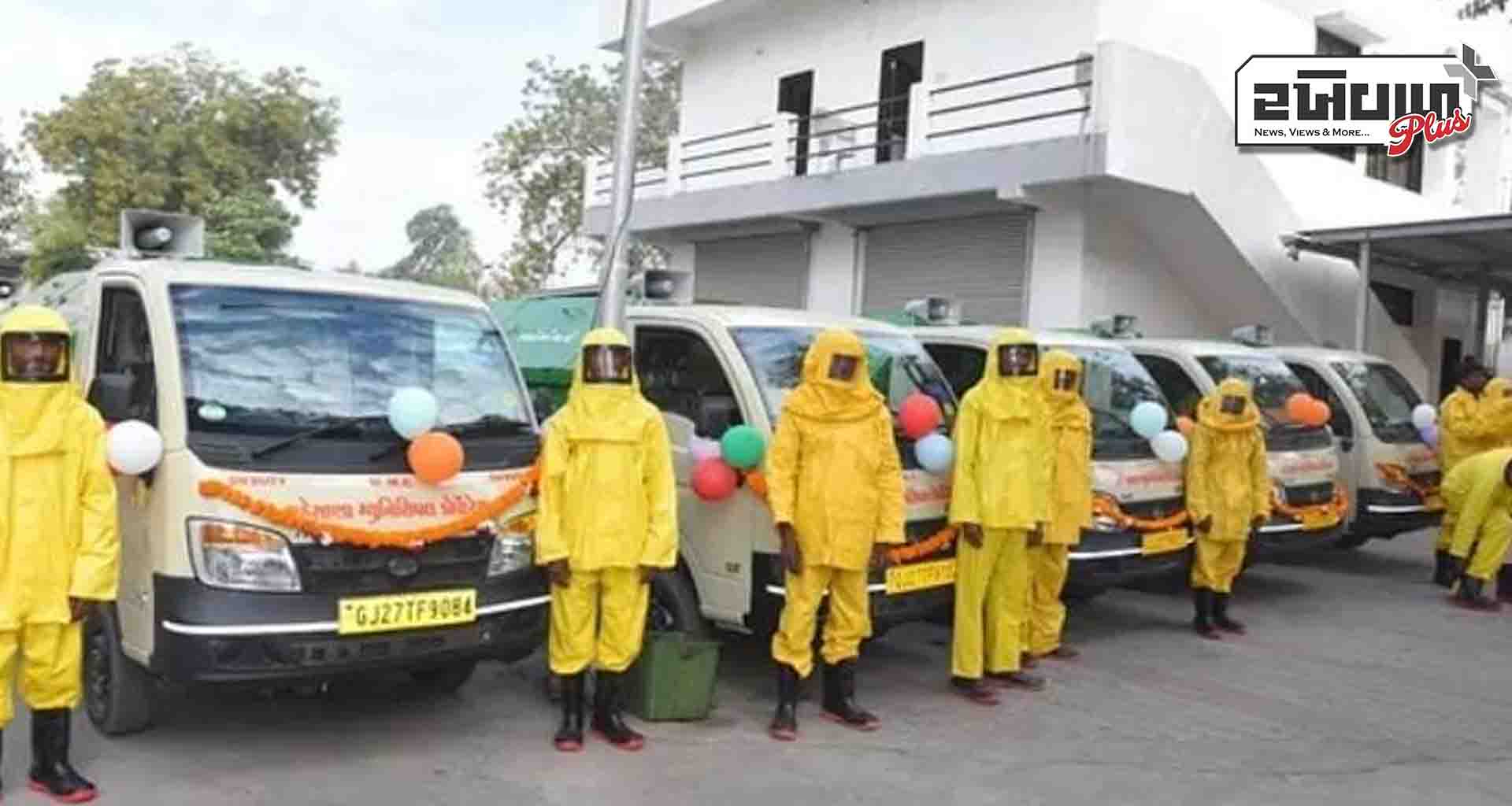 ડોર ટુ ડોર કલેક્શન માટે મહેસાણા મહાનગરપાલિકાની 30 ટ્રીપરને લીલી ઝંડી