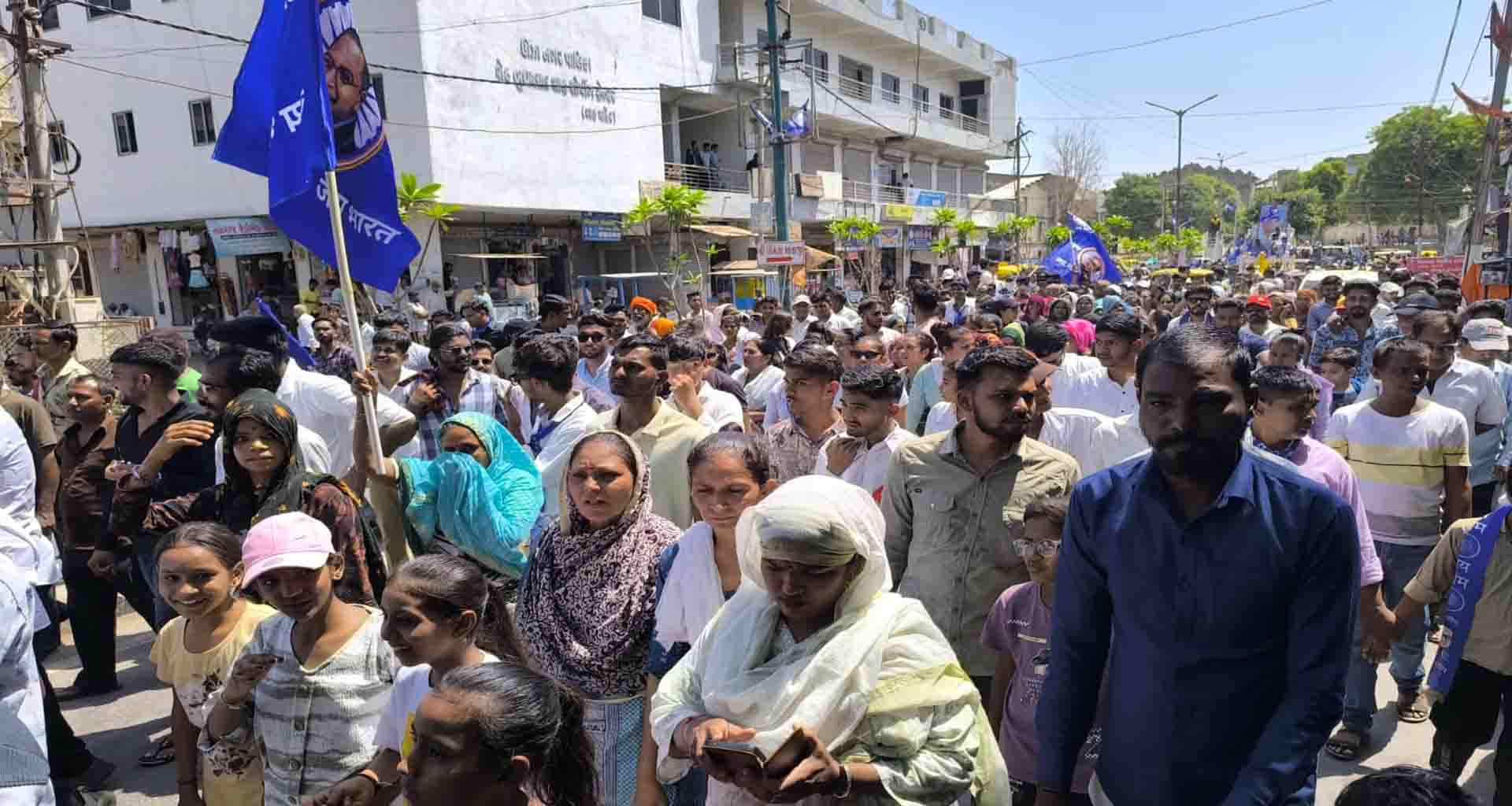 ઊંઝામાં ડૉ બાબા સાહેબ આંબેડકરની 134 મી જન્મ જયંતિ નિમિતે ભવ્ય નગરયાત્રા નીકળી