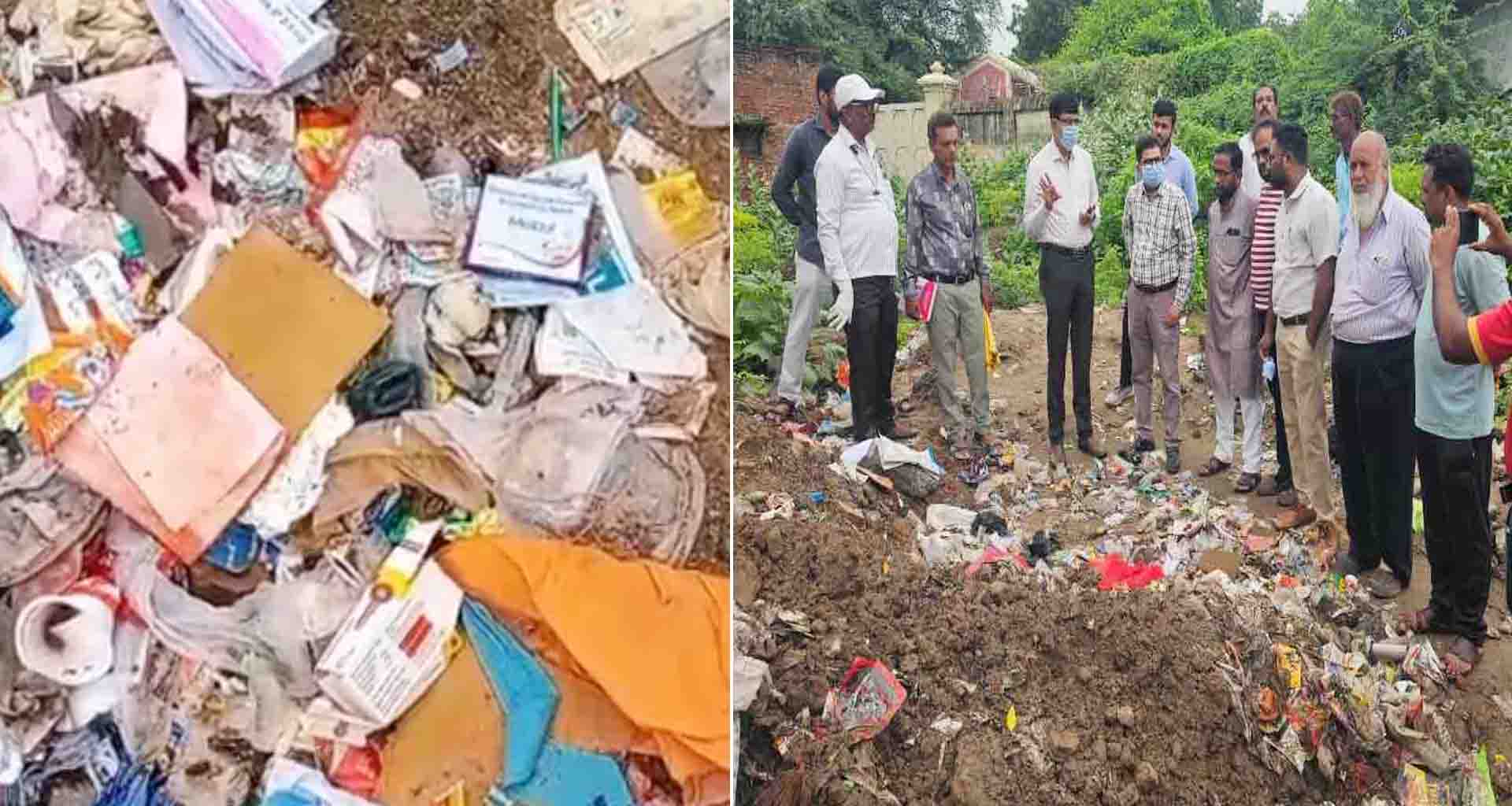 પાટણ સુભાષચોક નજીકના પંપીંગ સ્ટેશન પાછળ બાયો મેડિકલ વેસ્ટનો નિકાલ કરાતા રહીશોમાં રોષ