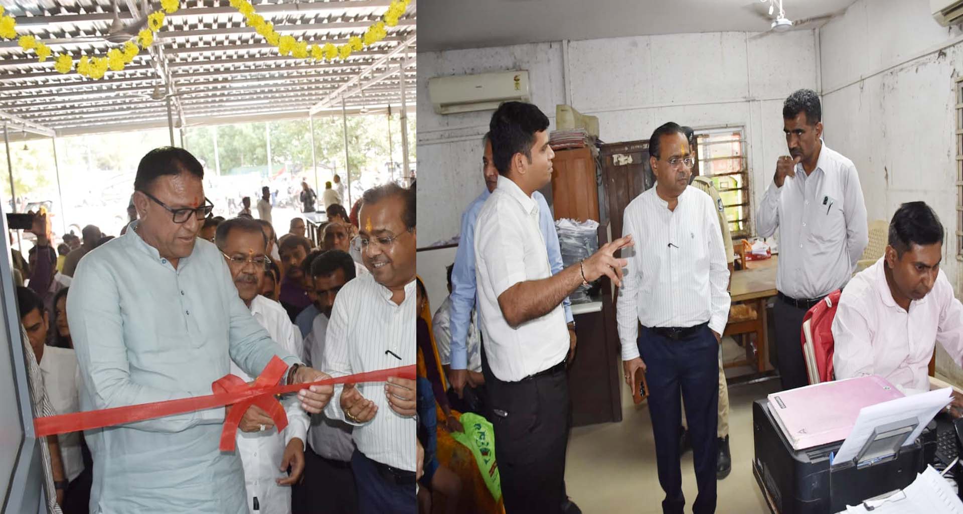 મહેસાણા મામલતદાર કચેરી ખાતે નવીન જનસેવા કેન્દ્રનું લોકાર્પણ કરાયું