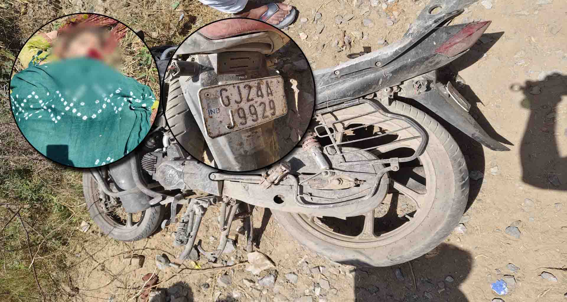 પાટણના મોદી દંપતી ને કારોડા નજીક અકસ્માત નડતાં દંપતીનું ધટના સ્થળે જ મોત નિપજ્યું