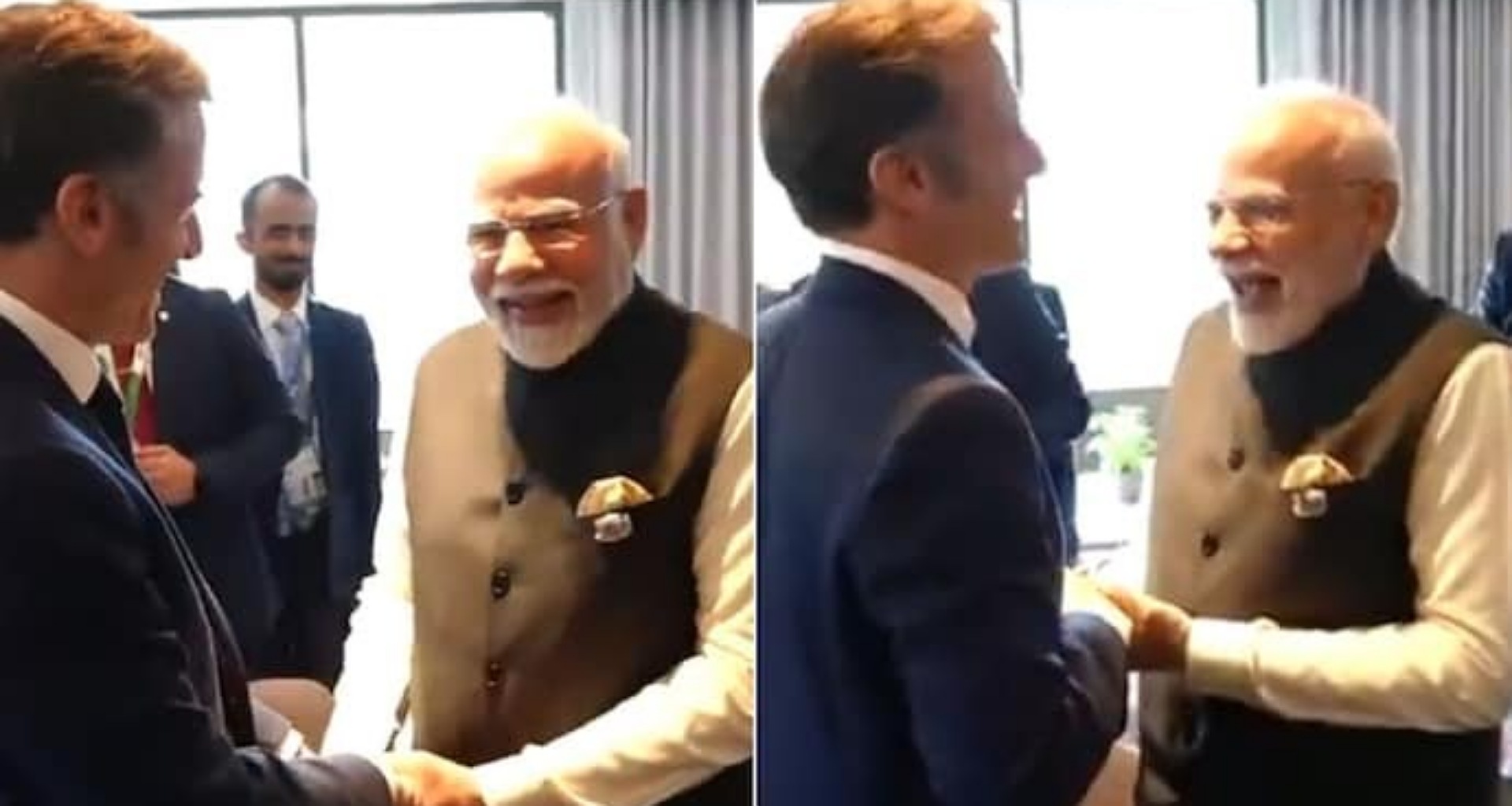 ટ્વિટર પર લડાઈ? પ્રધાનમંત્રીની મેક્રોન સાથે મજાક, જોરદાર હાસ્ય; જાણો શું થઈ હતી વાતચીત