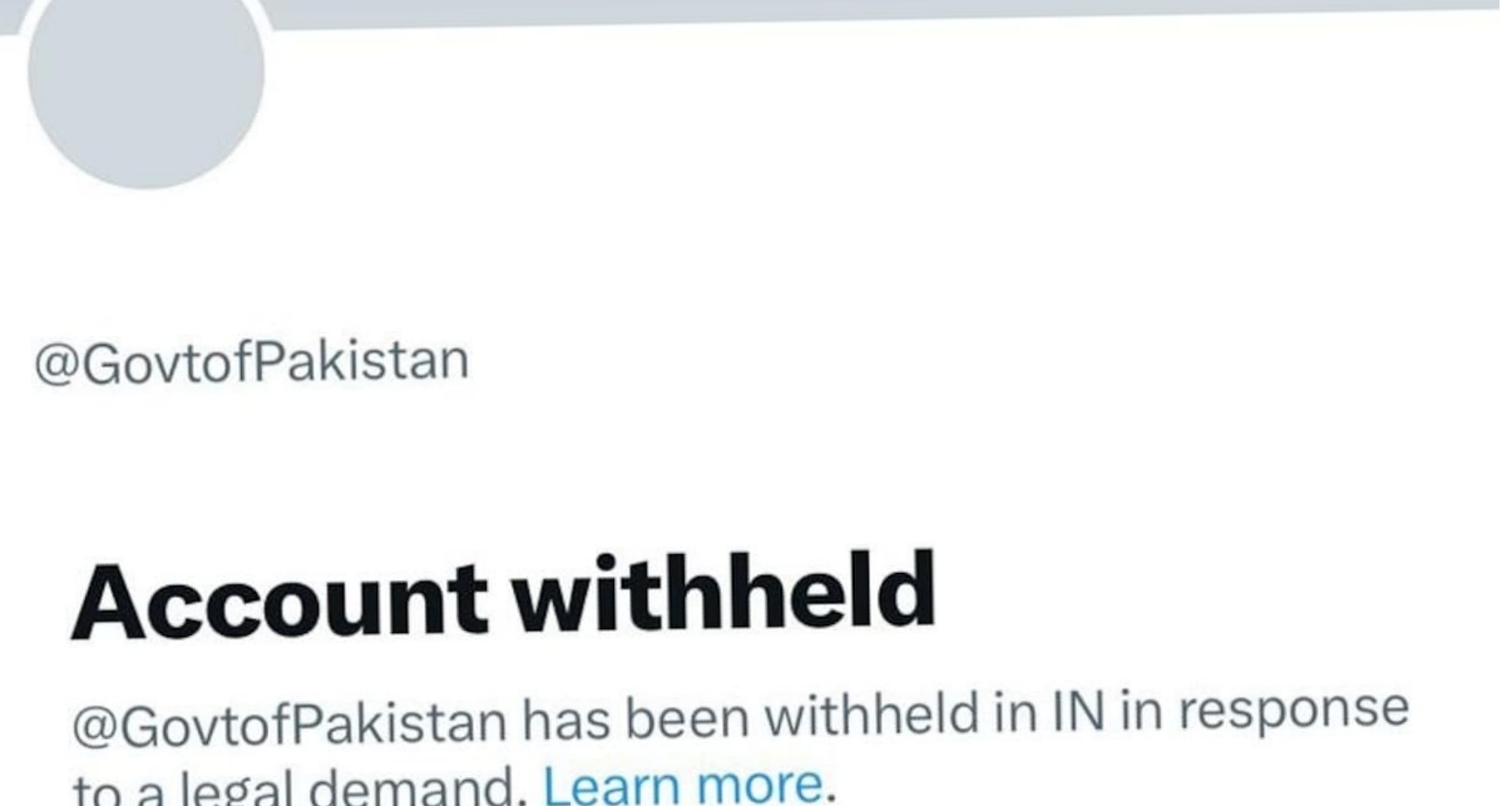 આતંકવાદી હુમલા બાદ ભારતે પાકિસ્તાન સરકારના એક્સ હેન્ડલને બ્લોક કરી દીધું