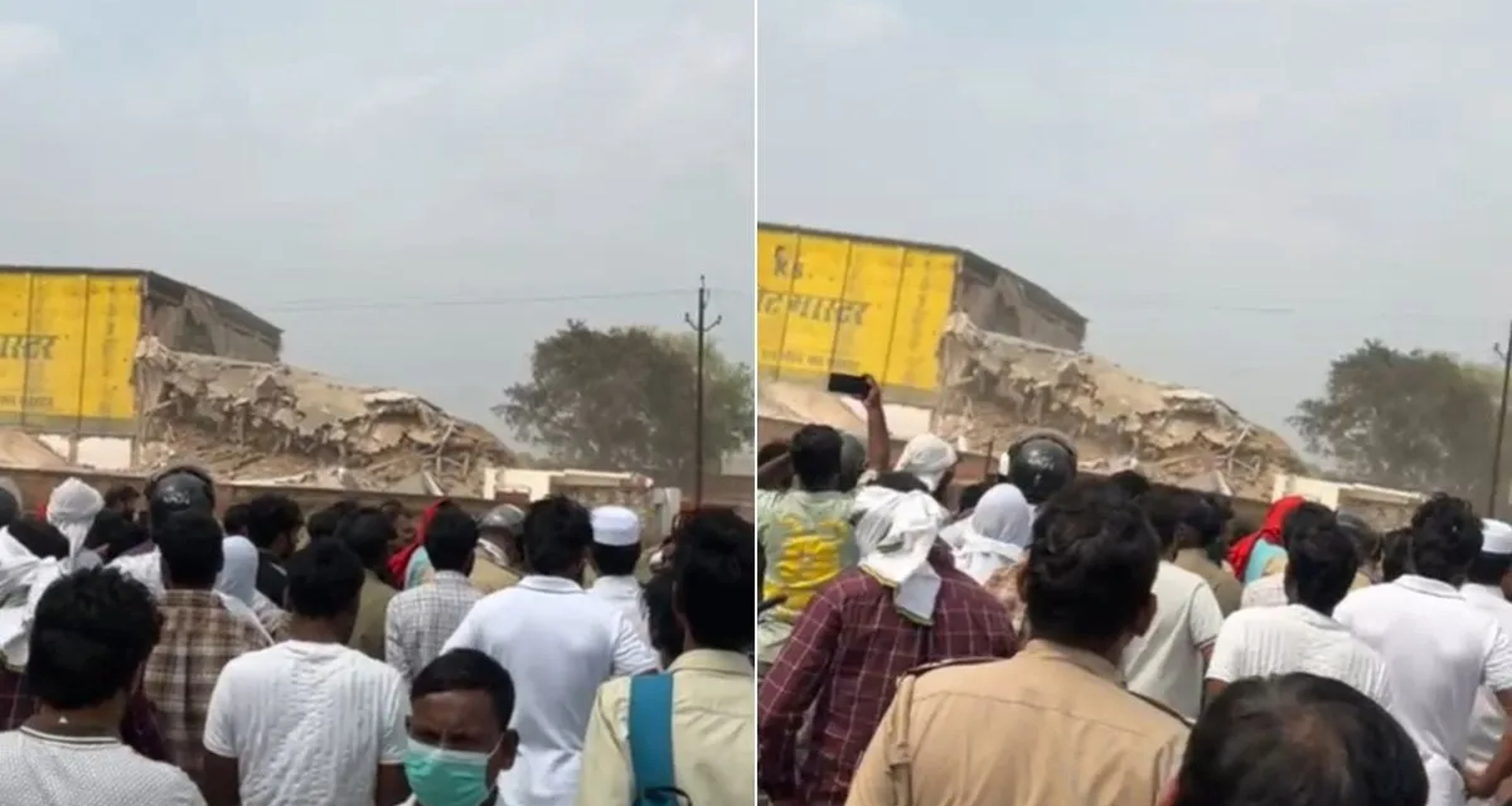 એમોનિયા ટાંકી ફાટતાં કોલ્ડ સ્ટોરેજ સુવિધા ધરાશાયી; 5 કામદારોના મોત