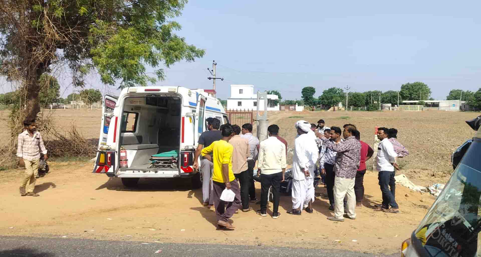 થેરવાડા થી જાવલ રોડ પર બાઈક અને કાર વચ્ચે અકસ્માત; એકનું ઘટના સ્થળે મોત