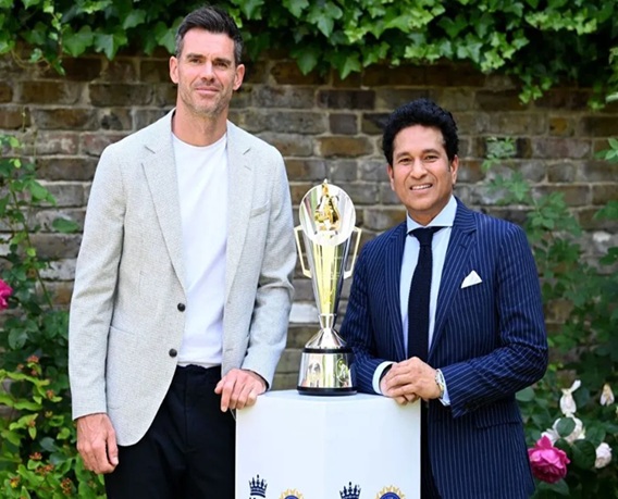 એન્ડરસન-તેંડુલકર ટ્રોફીનું અનાવરણ, વિજેતા કેપ્ટનને પટૌડી મેડલ આપવામાં આવશે