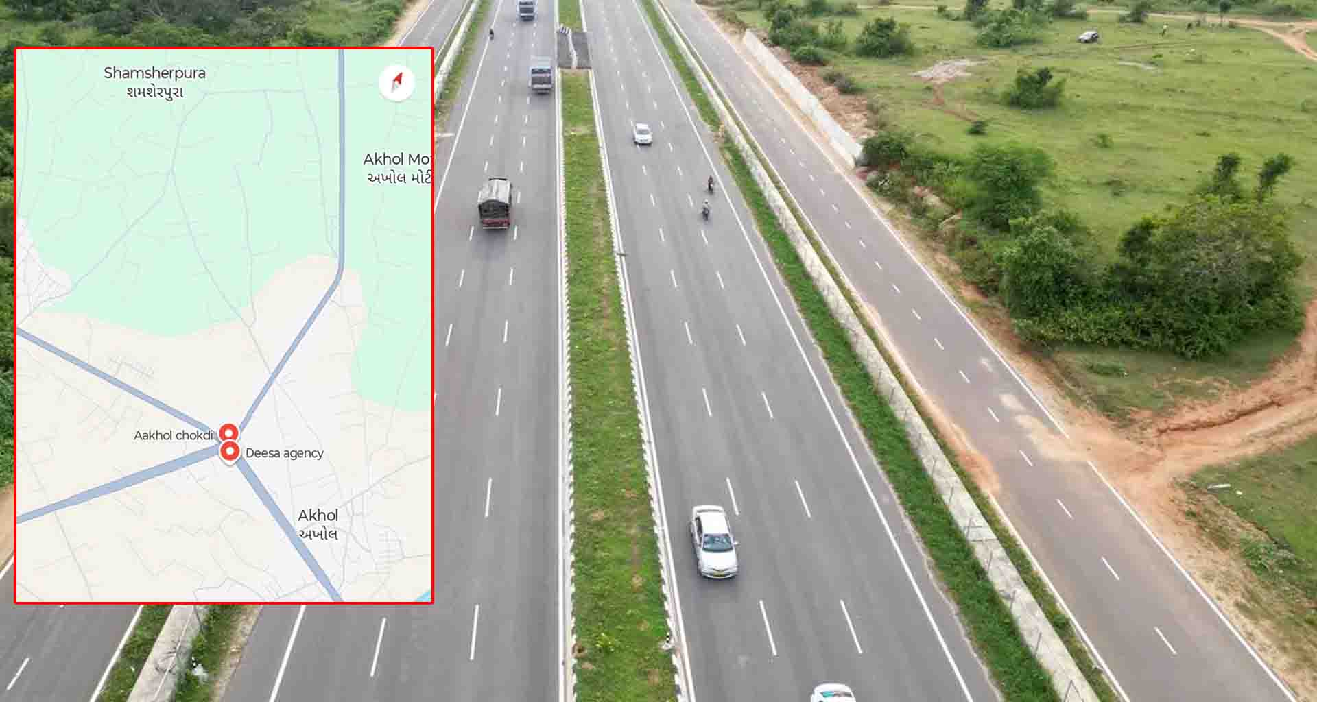 ડીસાના આખોલ થી સમશેરપૂરા રોડ ૬.૫ કરોડના ખર્ચે ચારમાર્ગીય બનશે