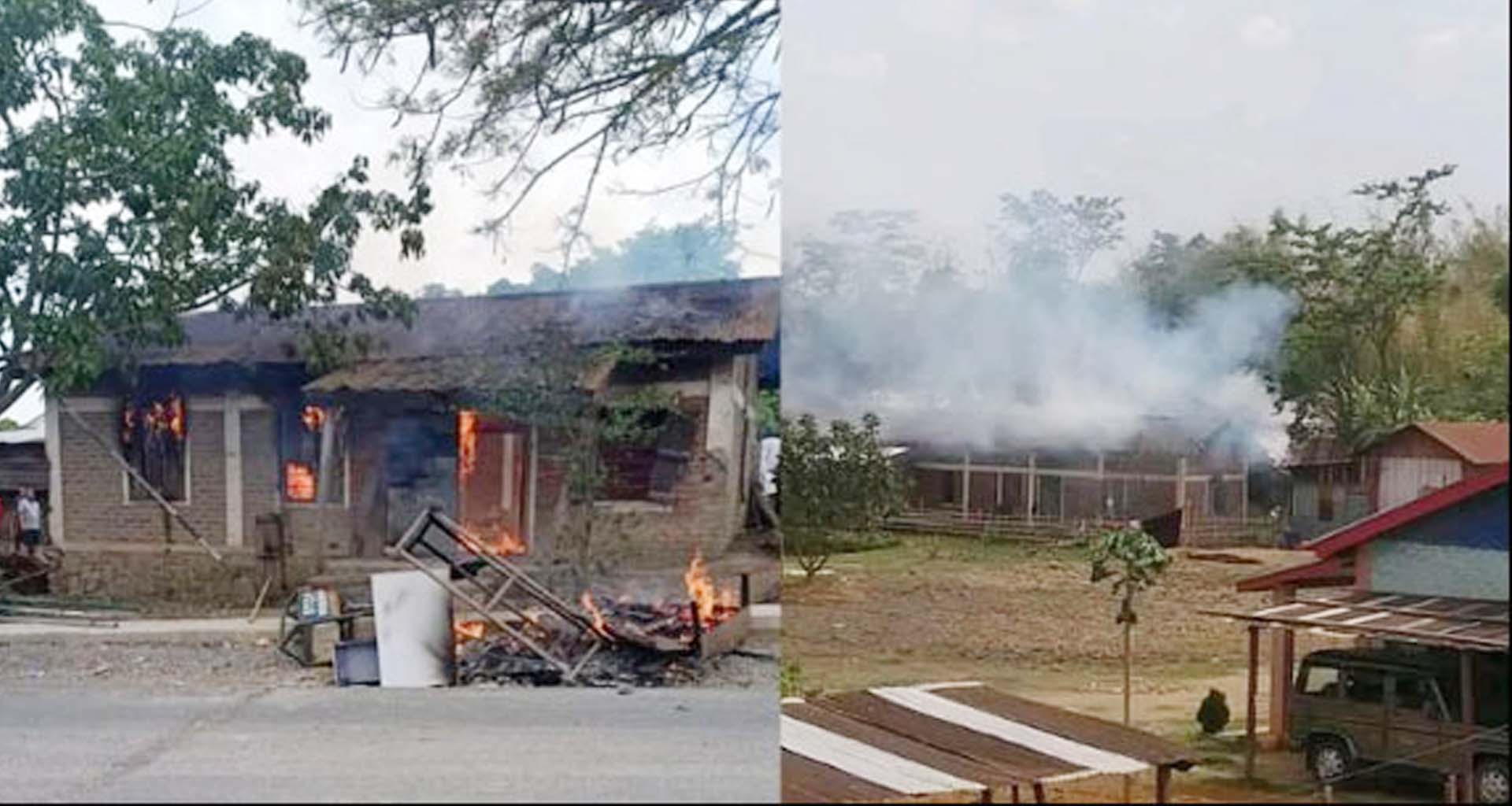 મણિપુરમાં મેઇતેઈ સમુદાય અને સુરક્ષા દળો વચ્ચે અથડામણ : સરકારી ઇમારતોને આગ ચાંપી