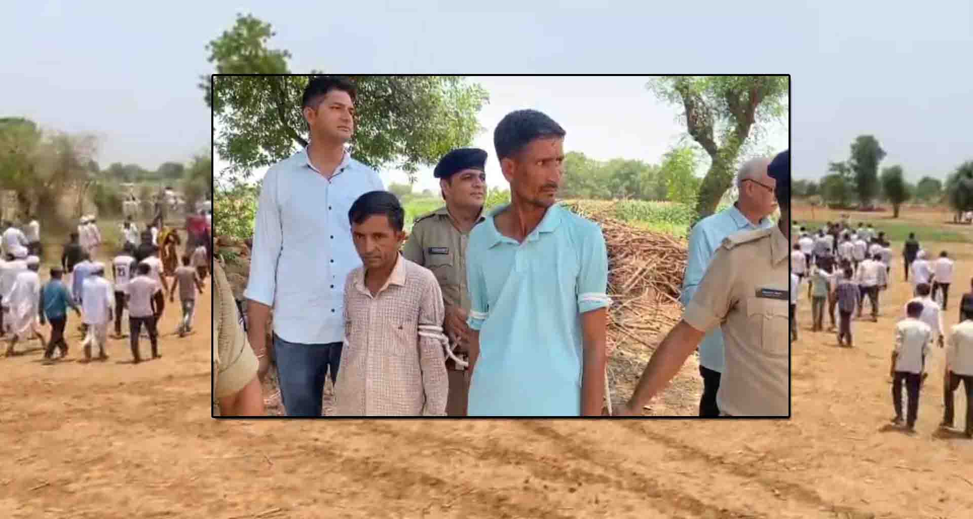 જાવલ; હત્યાના આરોપીઓને રીકન્ટ્રક્શન માટે ઘટના સ્થળે લાવવામાં આવ્યા