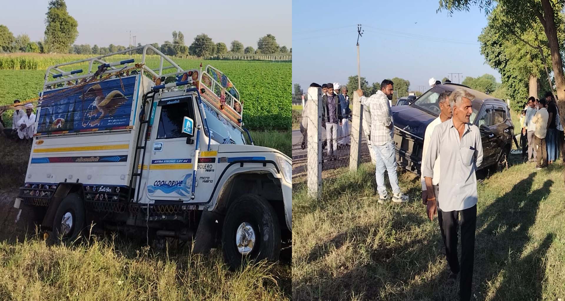 ડીસાના જાવલ ગામ પાસે જીપડાલા અને કાર વચ્ચે અકસ્માત સર્જાયો